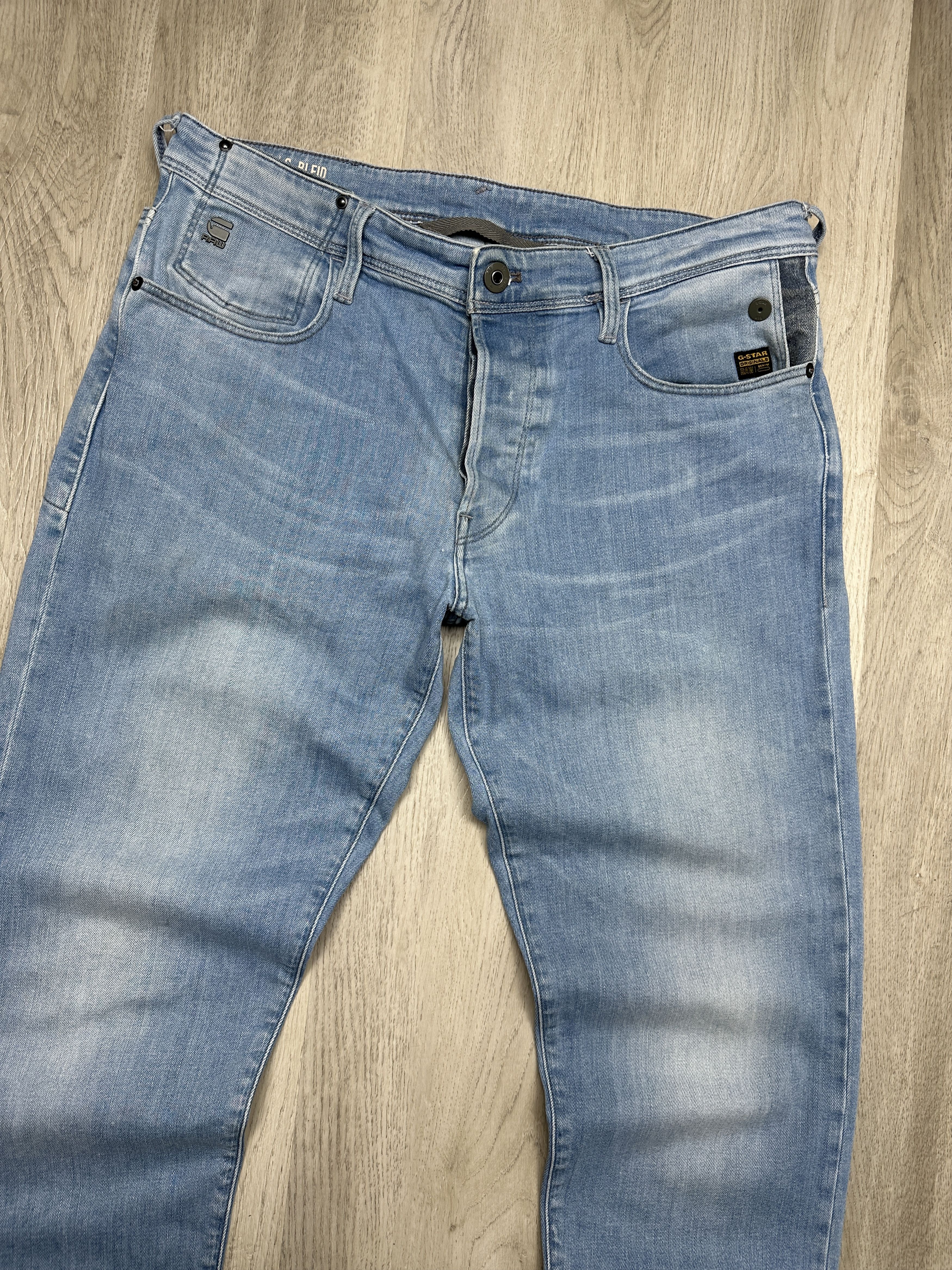 G-Star G Star Raw Mens G-Bleid Slim Denim Pants Jeans Size US 34 / EU 50 - 2 Thumbnail