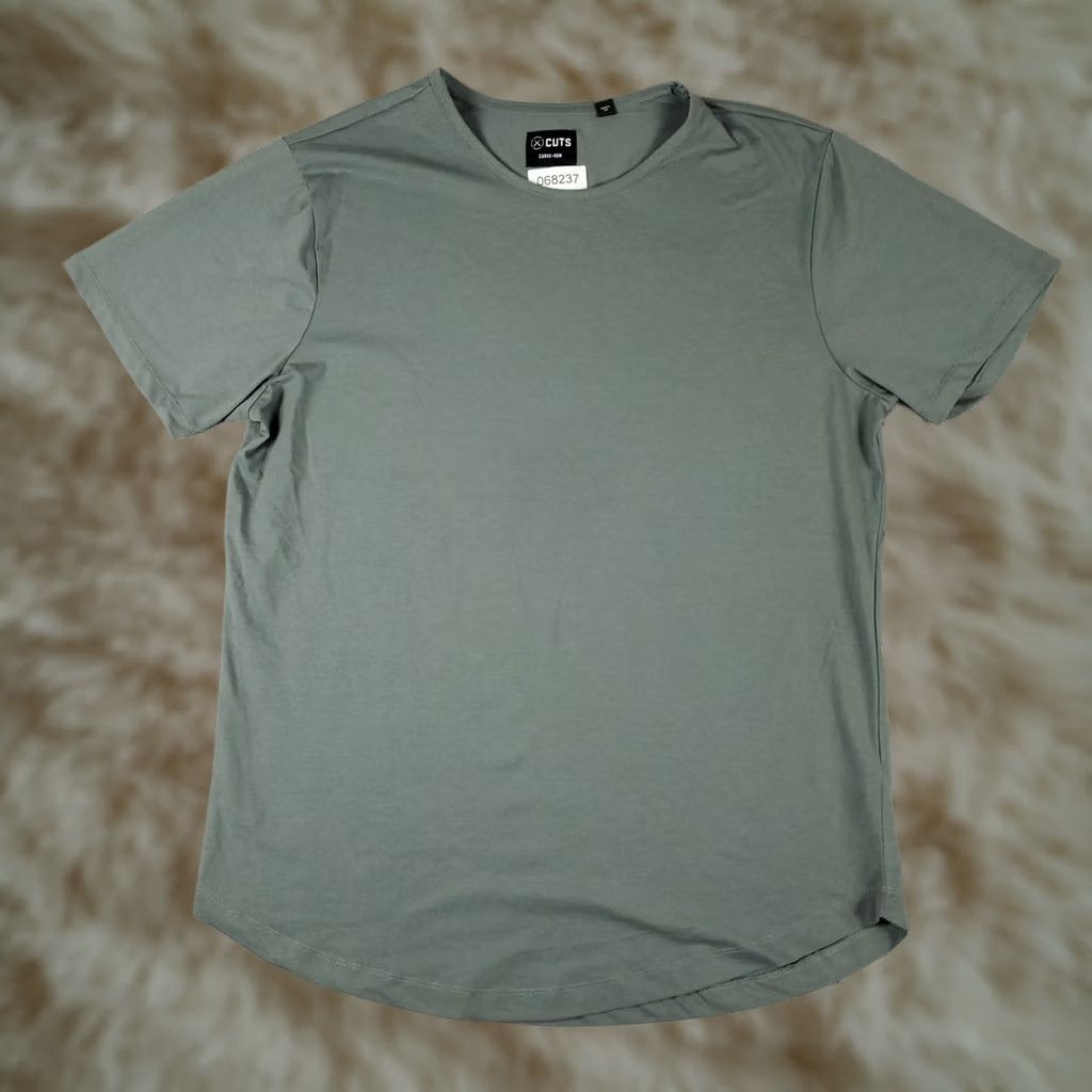 Vintage BYLT T Shirt Mens 2XL Gray Lux Curve Hem Short Sleeve Crew Neck Casual Logo Tee Shirt Mens Adjusted for Search Size US XXL / EU 58 / 5 - 1 Thumbnail