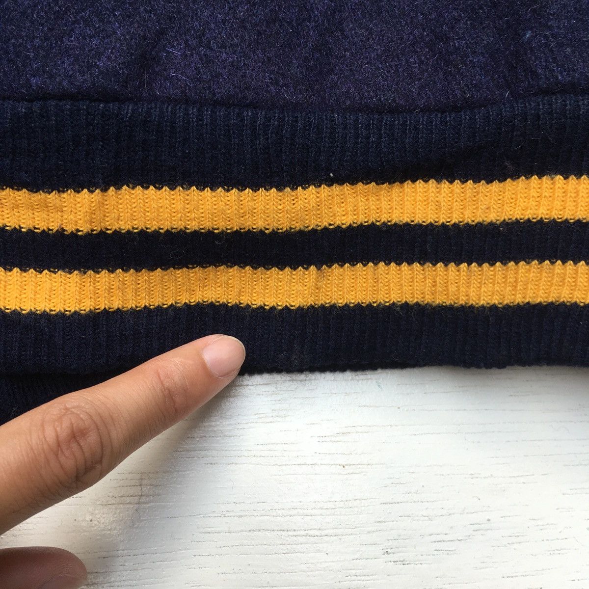 Vintage Vintage Michigan Wool Varsity Jacket Gem Sportswear Size US L / EU 52-54 / 3 - 25 Thumbnail