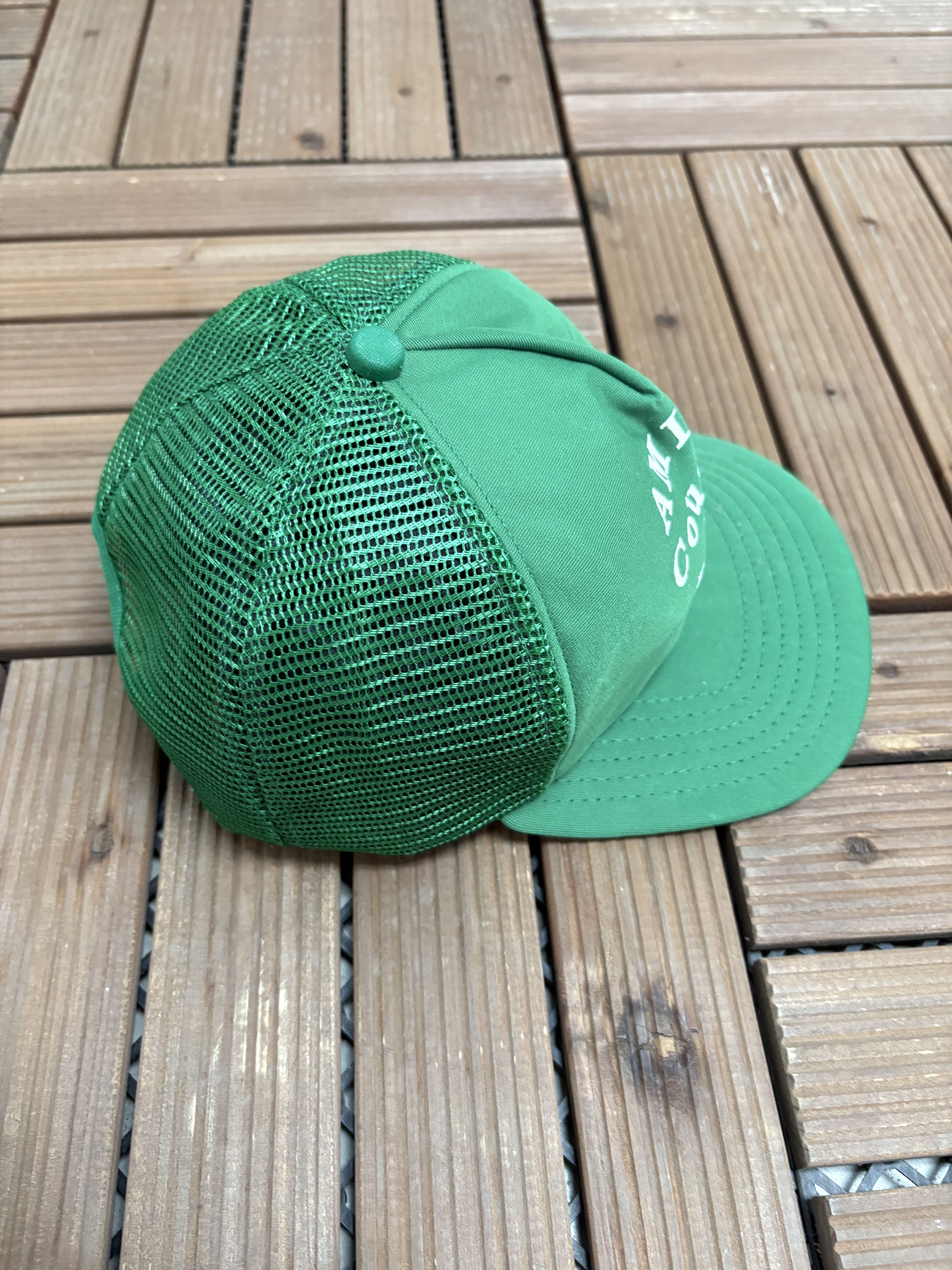 New Era × Vintage Amish Country Vintage Green Trucker Snap Back Hat Size ONE SIZE - 4 Thumbnail