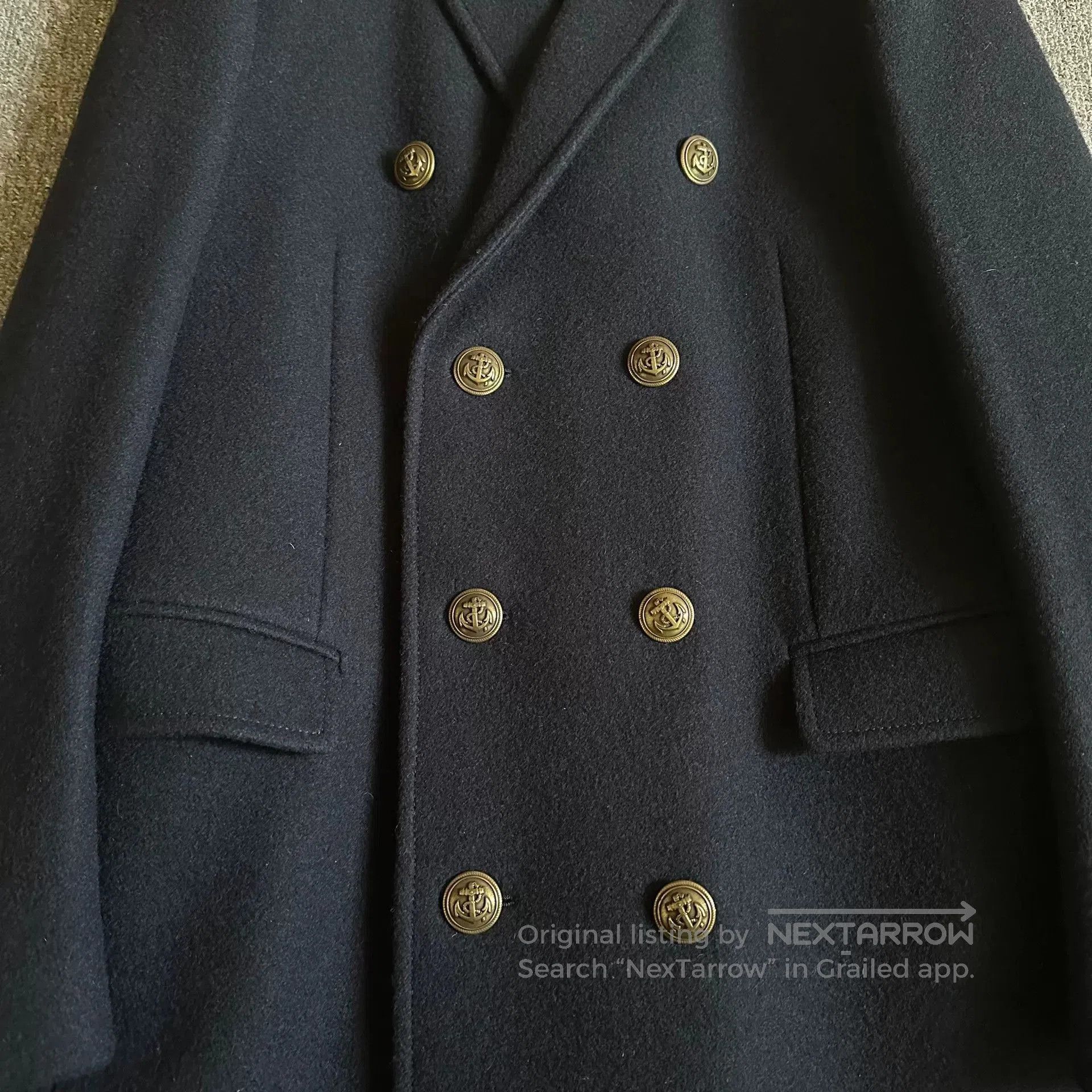 Hedi Slimane Saint Laurent 13FW Double-Breasted Coat. Size US L / EU 52-54 / 3 - 4 Thumbnail