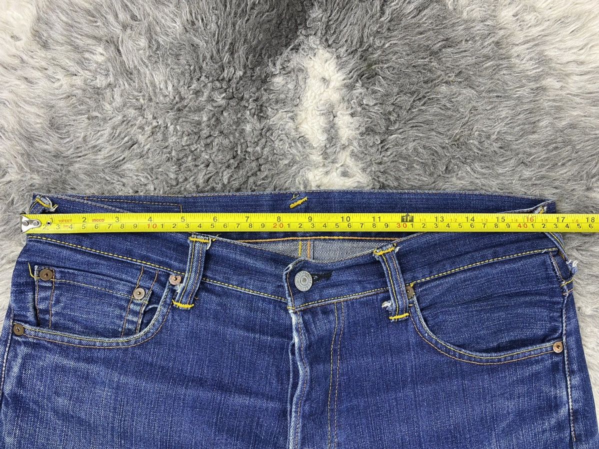 Evisu EVISU No.3 by Yamane Leather Patch Iconic Seagull Denim Size US 34 / EU 50 - 23 Thumbnail