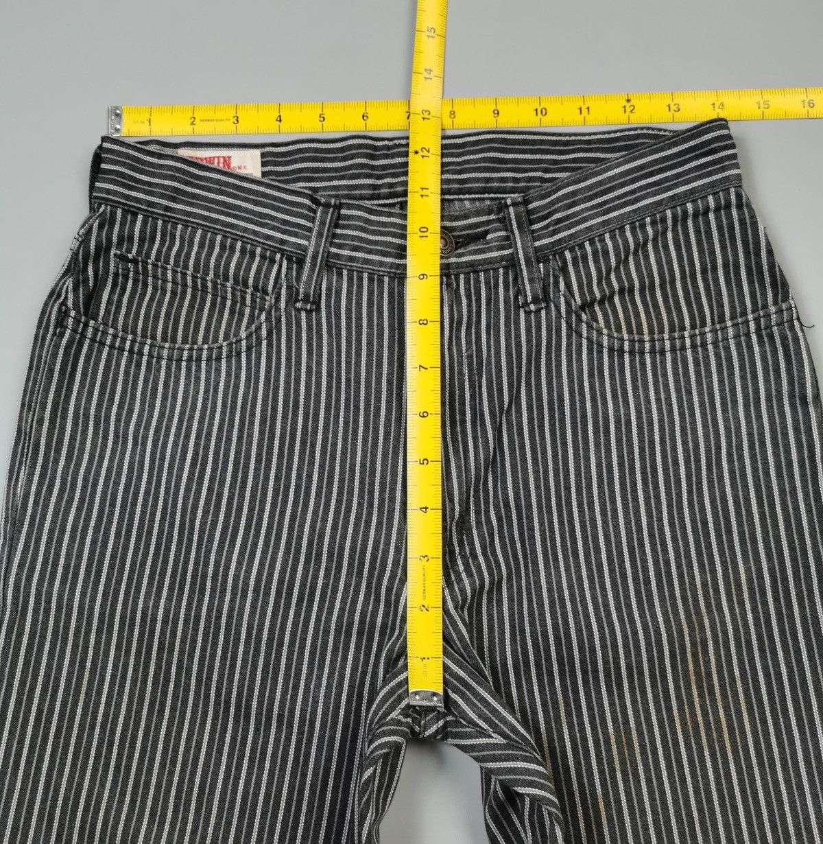 Edwin Vintage Edwin Striped Bootcut Jeans Size US 28 / EU 44 - 12 Thumbnail