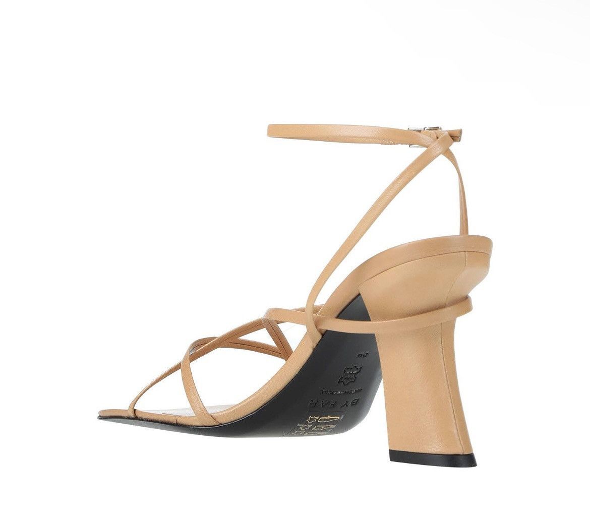 By Far By Far Strappy Curved Heel Sandal size 41 Nude Size US 11 / IT 41 - 3 Thumbnail