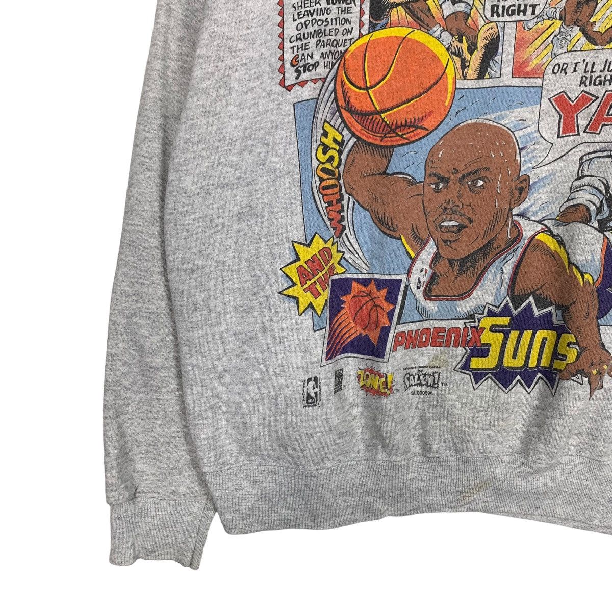 Other Vintage Charles Barkley Phoenix Sun Sweatshirts #0693-C32 Size US L / EU 52-54 / 3 - 3 Thumbnail