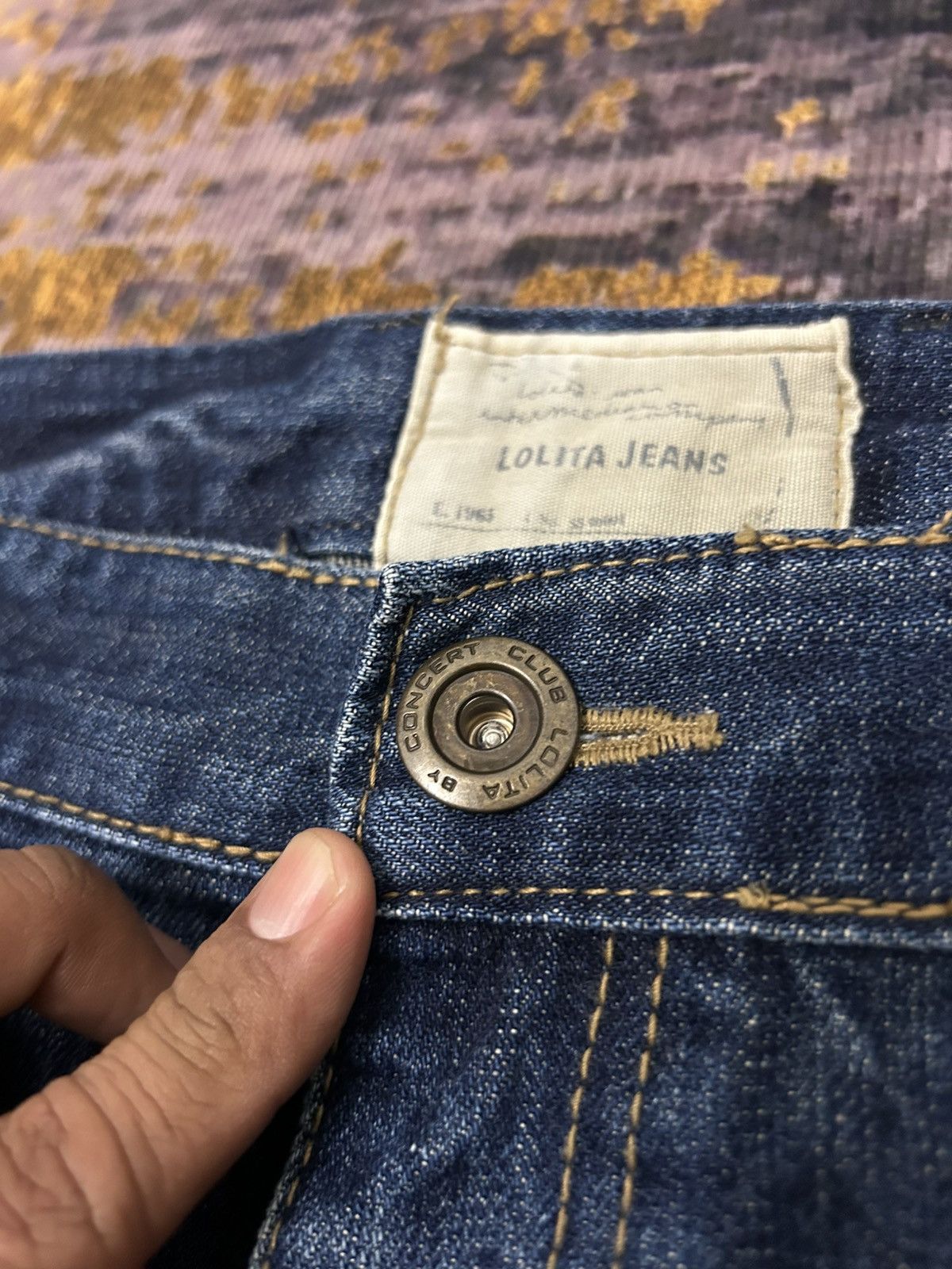 If Six Was Nine Lolita Skull Short Jeans Size US 35 - 12 Thumbnail
