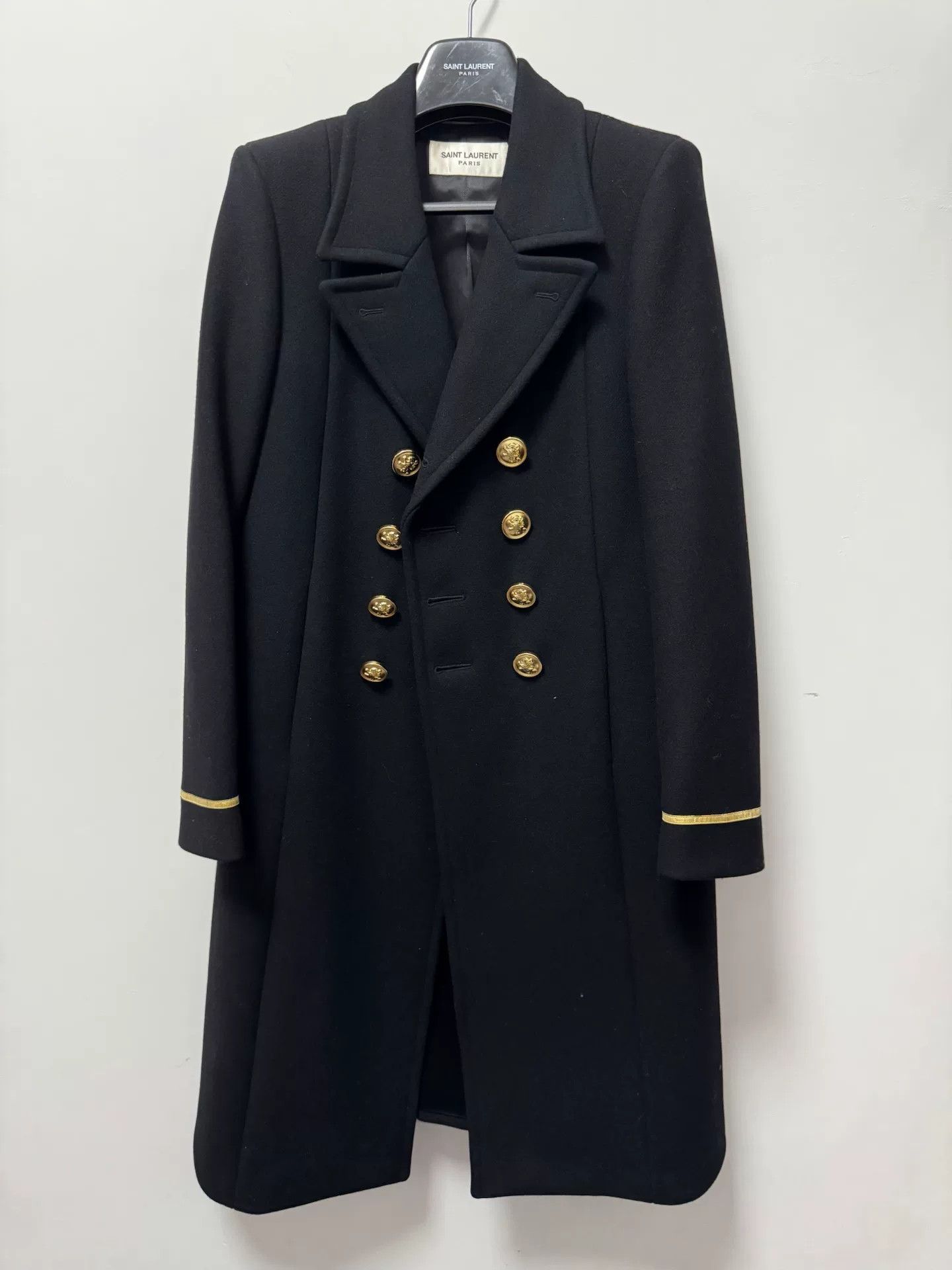 Saint Laurent Paris Saint Laurent Double-Breasted Coat Size US M / EU 48-50 / 2 - 1 Thumbnail