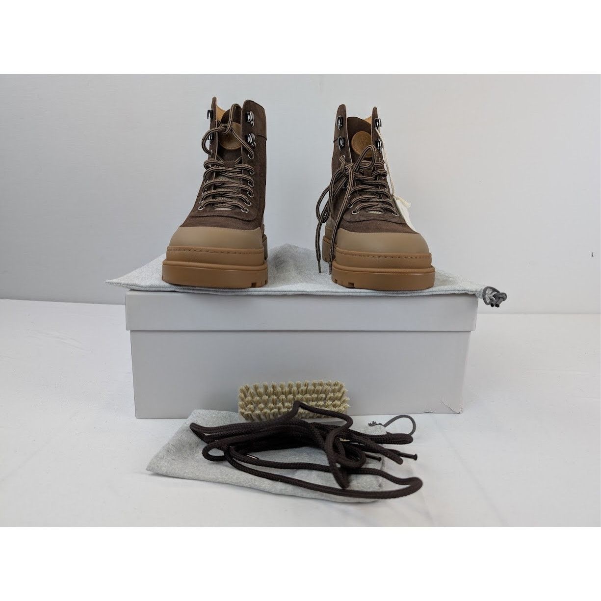 Brunello Cucinelli o1rshd1 Leather Boots in Brown Size US 9 / EU 42 - 16 Thumbnail