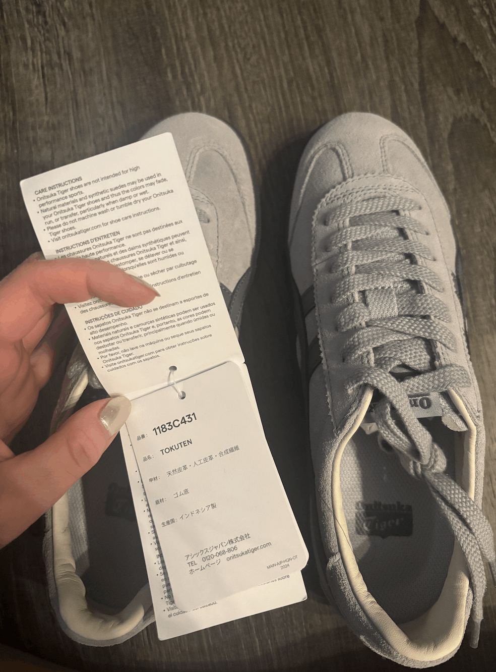 Onitsuka Tiger *Brand New* Onitsuka Tiger- TOKUTEN (Size W6.5/M5, Grey) Size US 6.5 / IT 36.5 - 6 Thumbnail
