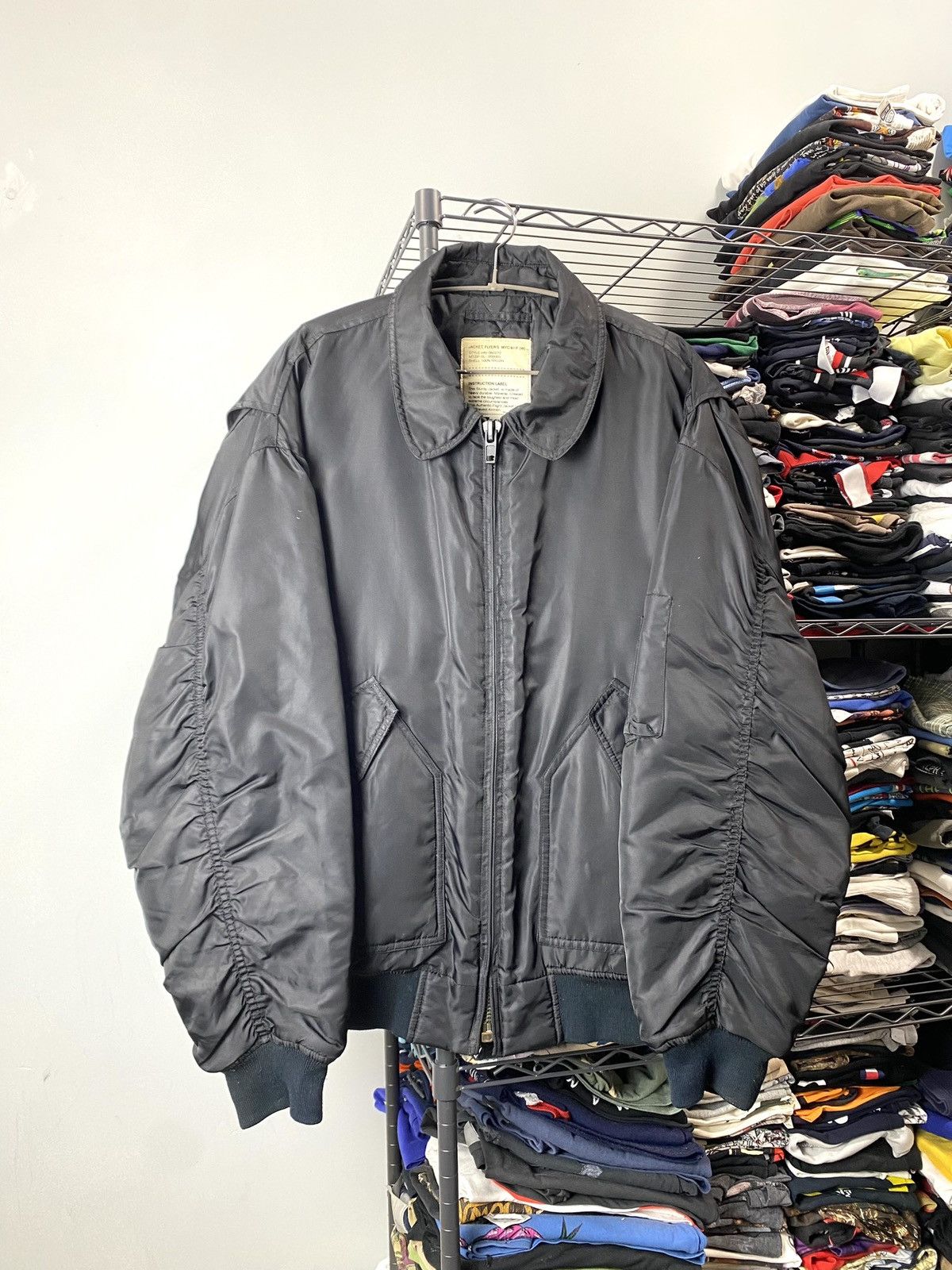 Japanese Brand × Vintage Vintage Air Firce Bomber Jacket Flight Ma