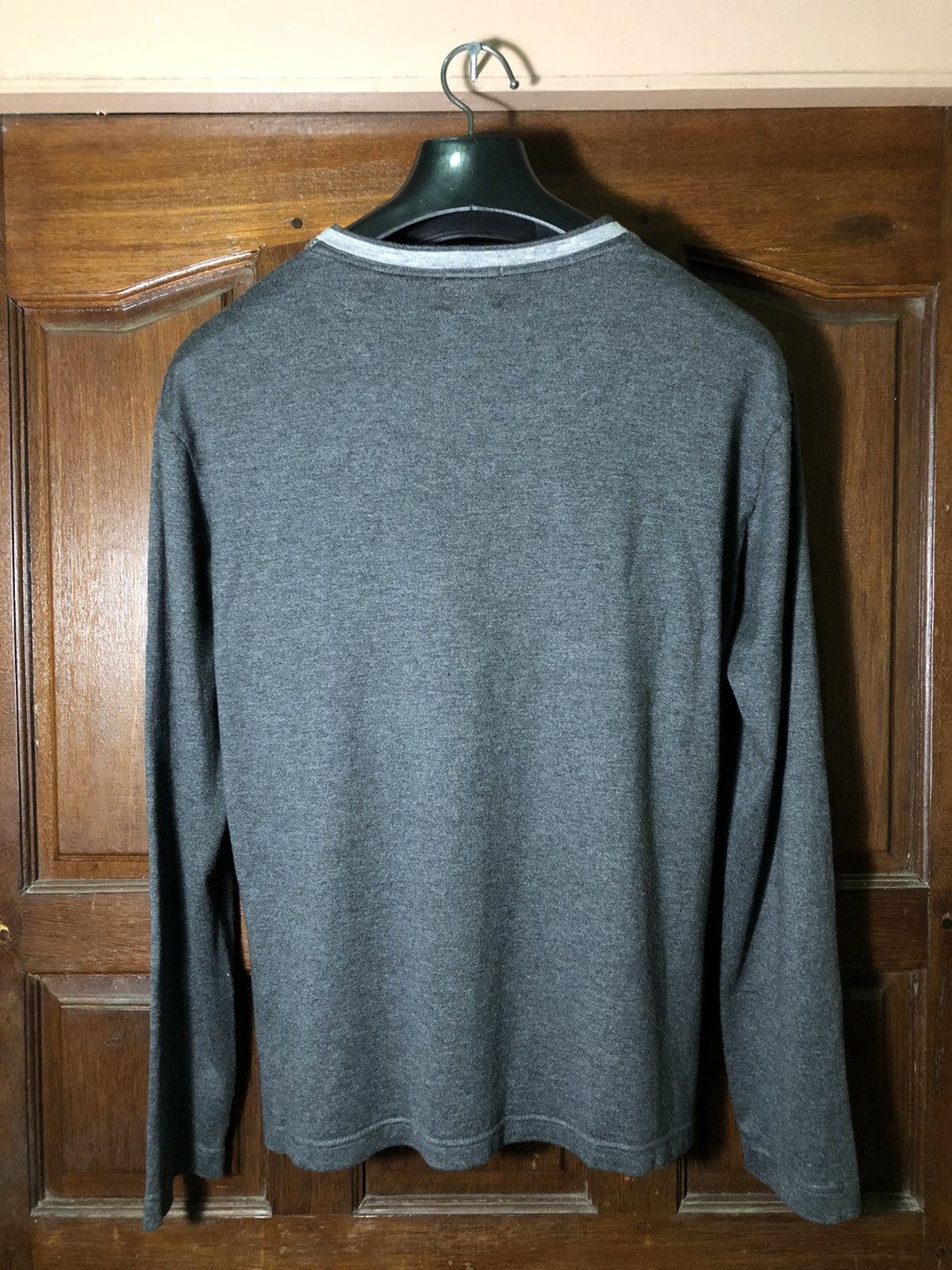 Takeo Kikuchi Takeo Kikuchi Double Layer Collar Long Slevee Texture Tshirt Size US L / EU 52-54 / 3 - 5 Thumbnail