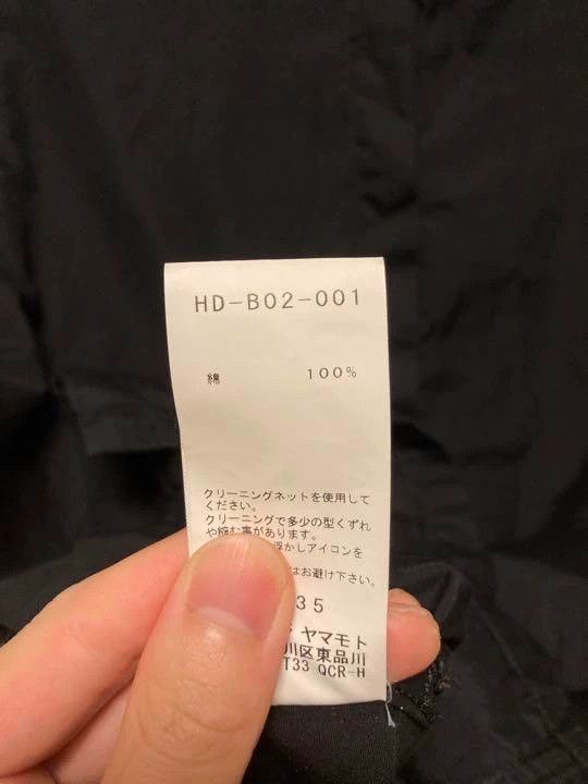 Yohji Yamamoto Yohji Yamamoto 17ss black shirt with front and back buttons Size US M / EU 48-50 / 2 - 5 Thumbnail