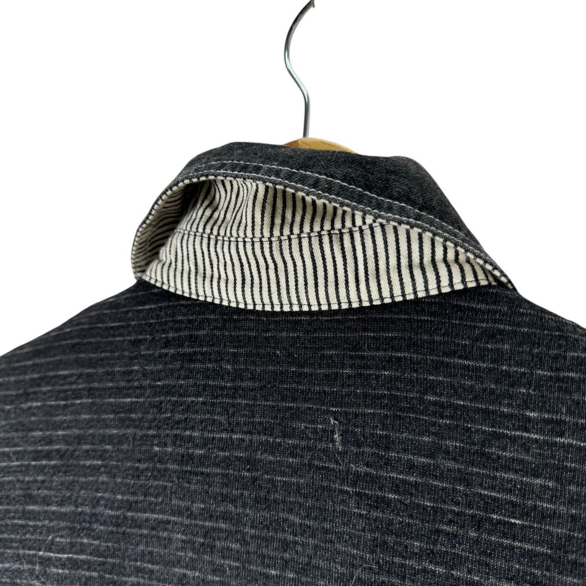 Hai Sporting Gear × Issey Miyake × Japanese Brand ☀️HAI SPORTING GEAR IS STRIPED TYPE 3 BUTTON JACKET Size M / US 6-8 / IT 42-44 - 4 Thumbnail
