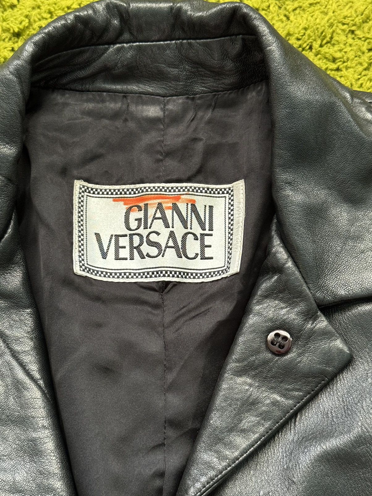 Versace Gianni Versace 90s archive real leather jacket Size M / US 6-8 / IT 42-44 - 3 Thumbnail