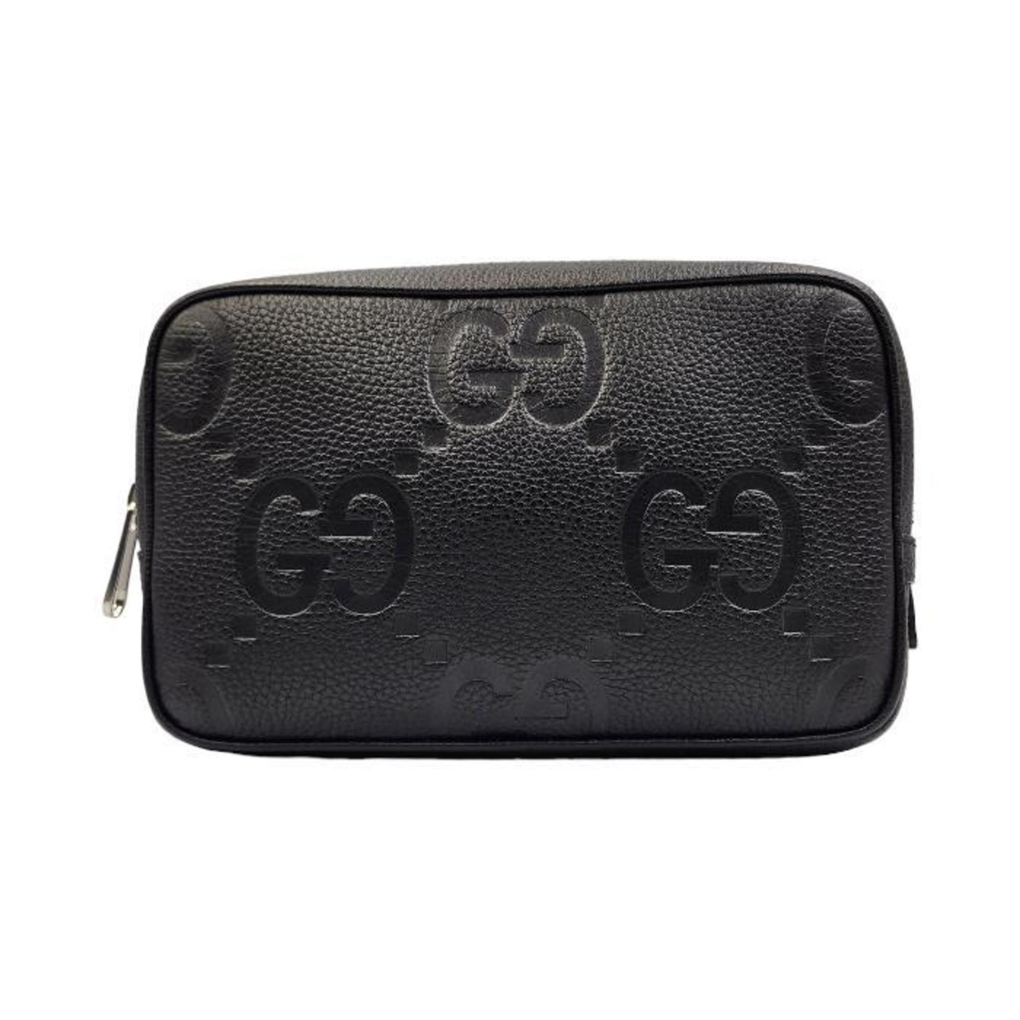 image of Gucci GG Jumbo Clutch in Black, Women's