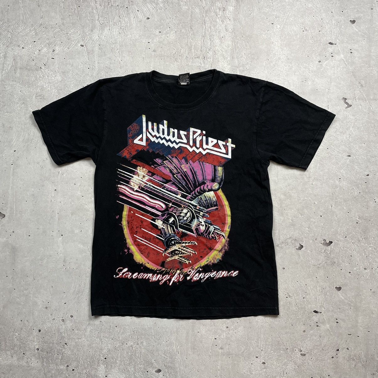 Judas Priest × Vintage Vintage Judas Priest Rock T-shirt y2k M Size US M / EU 48-50 / 2 - 1 Thumbnail