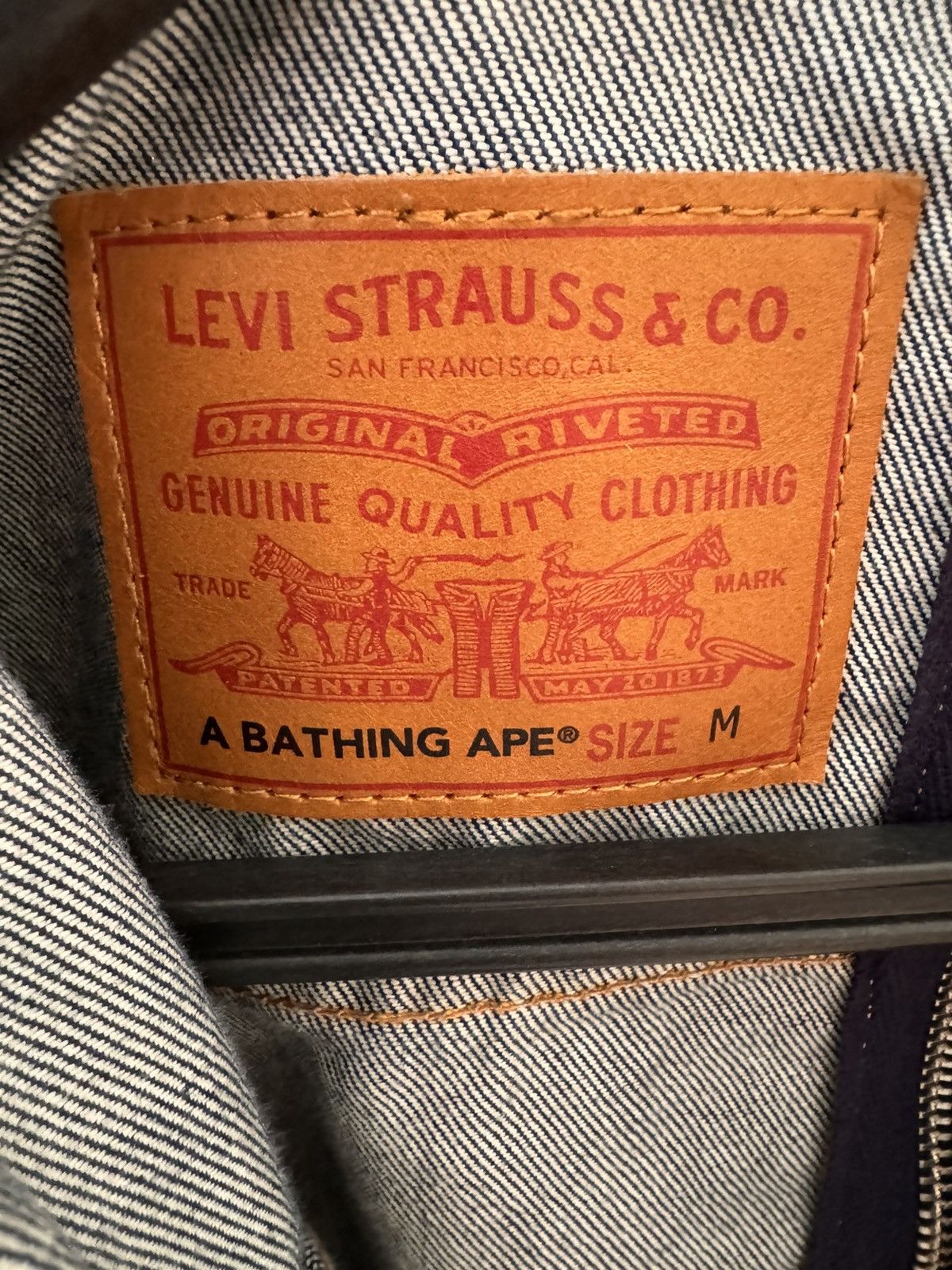 Bape × Levi's Bape x Levis Denim Jacket Size US M / EU 48-50 / 2 - 4 Thumbnail