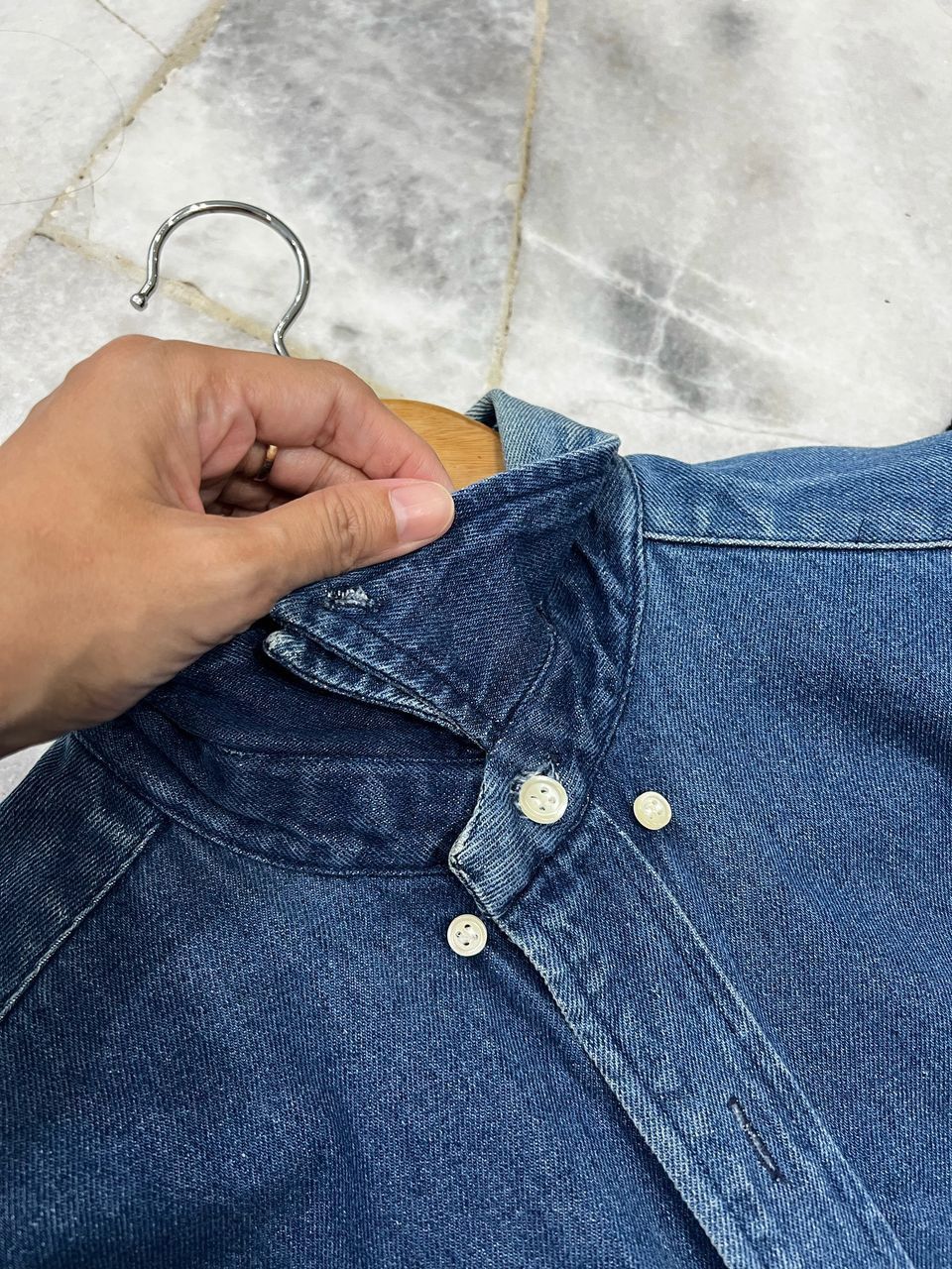 Polo Ralph Lauren Vintage 90’s Polo Ralph Lauren Denim Shirt Size US L / EU 52-54 / 3 - 7 Thumbnail