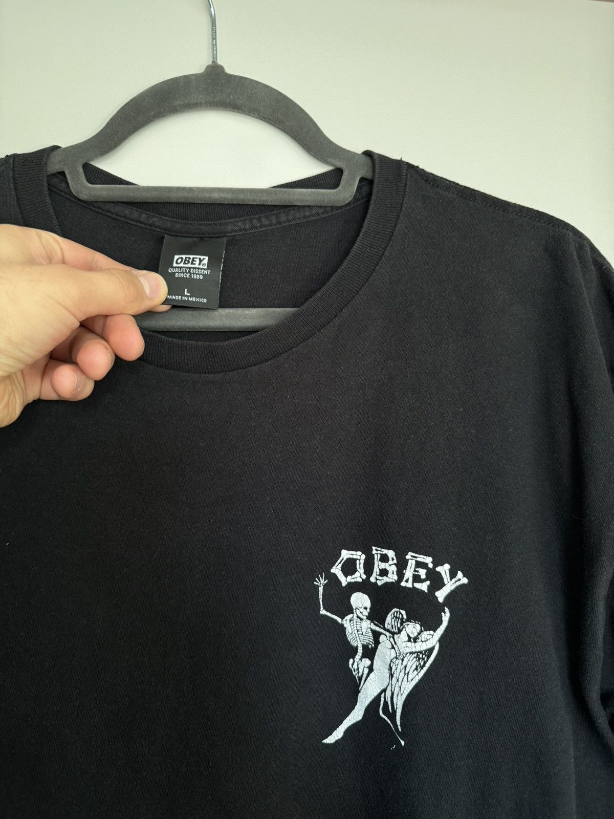 Band Tees × Obey × Vintage Obey Vintage skate t-shirt Size US L / EU 52-54 / 3 - 3 Thumbnail