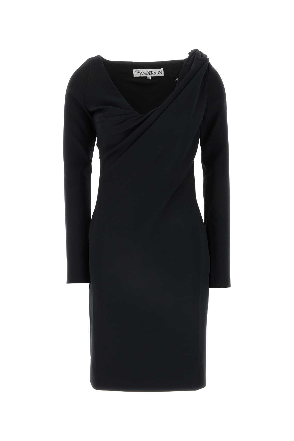 JW Anderson Black Stretch Polyester Blend Dress Size S / US 4 / IT 40 - 1 Thumbnail