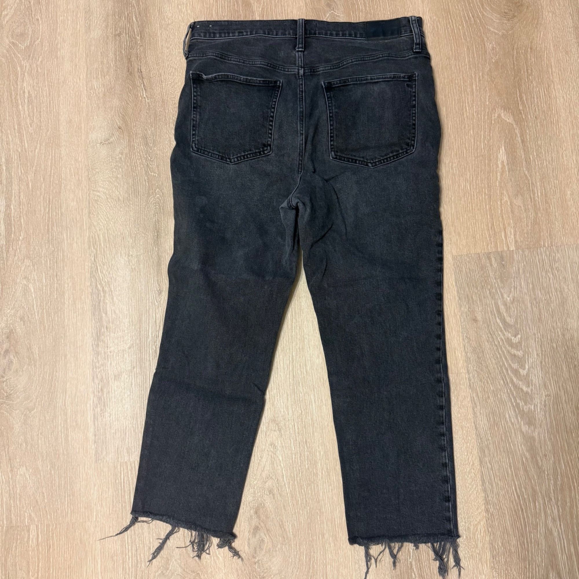Madewell Madewell The Perfect Vintage Jean Black High Rise Cropped Ra Size 24" / US 00 / IT 34 - 6 Thumbnail