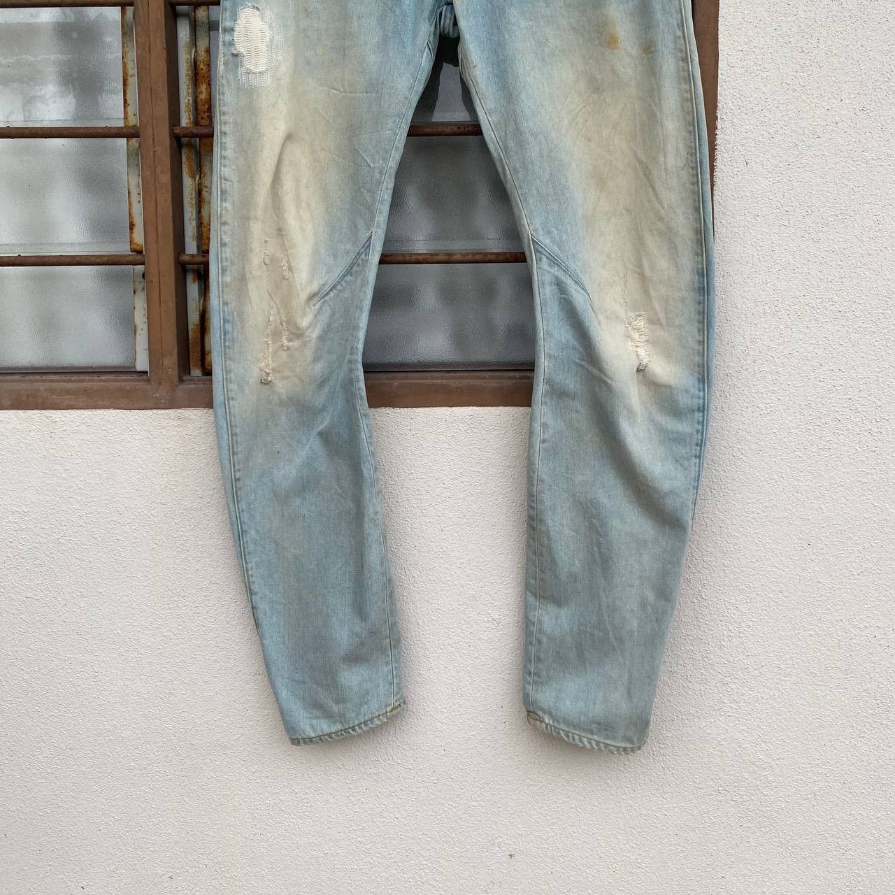 G-Star VTGE GSTAR DISTRESSED JEAN RUSTY WASH ASSYMETRIC LEG SLIMFIT Size US 30 / EU 46 - 5 Thumbnail