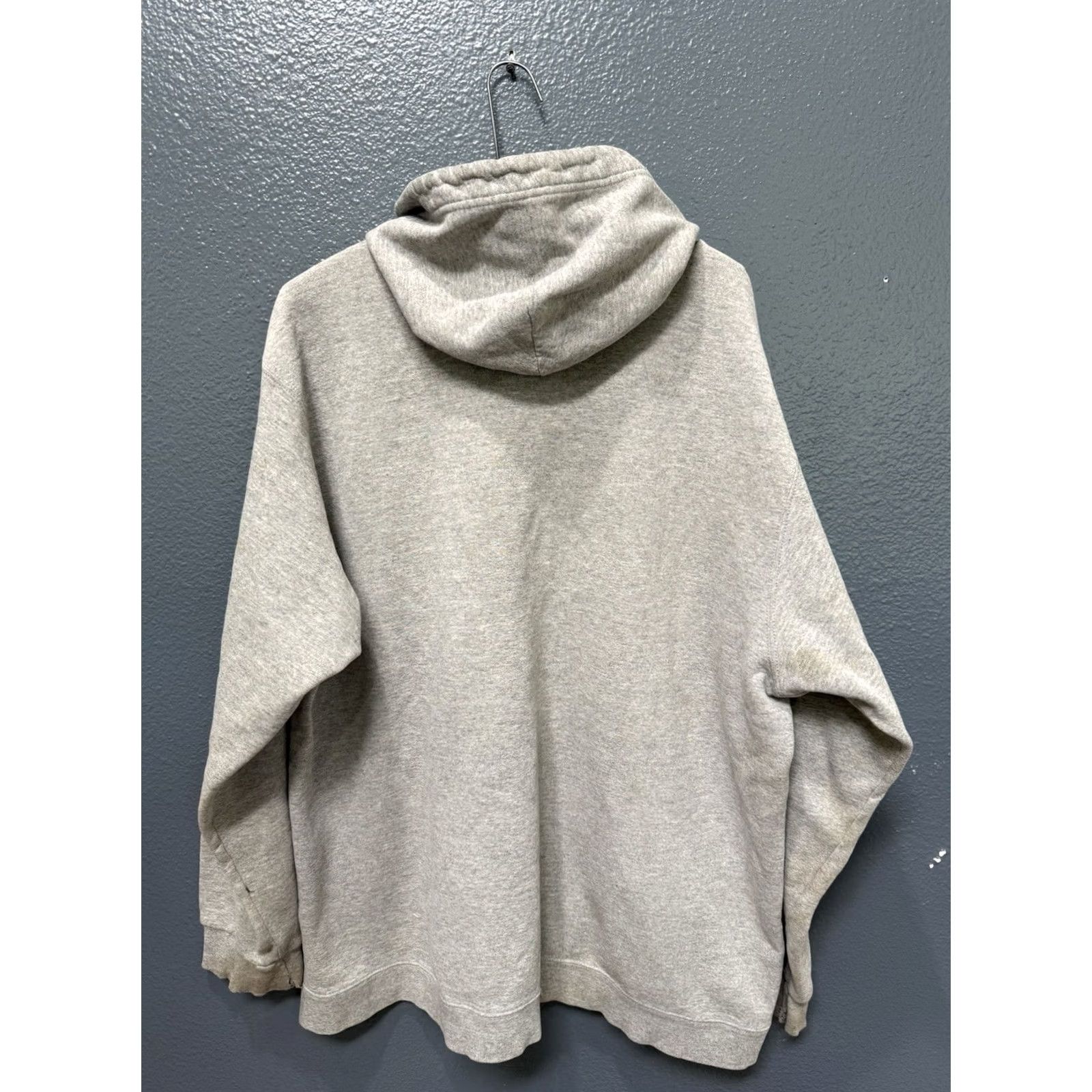 Nike VINTAGE Nike Hoodie Gray Check Swoosh 2XL Men’s Size US XXL / EU 58 / 5 - 7 Thumbnail