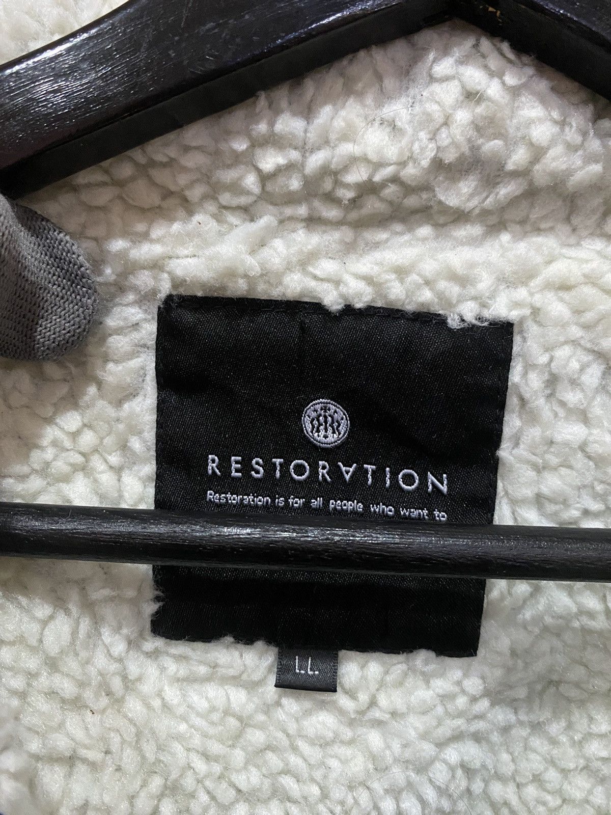 Restoration VINTAGE RESTORATION DENIM FUR LINING JACKET Size XL / US 12-14 / IT 48-50 - 9 Thumbnail