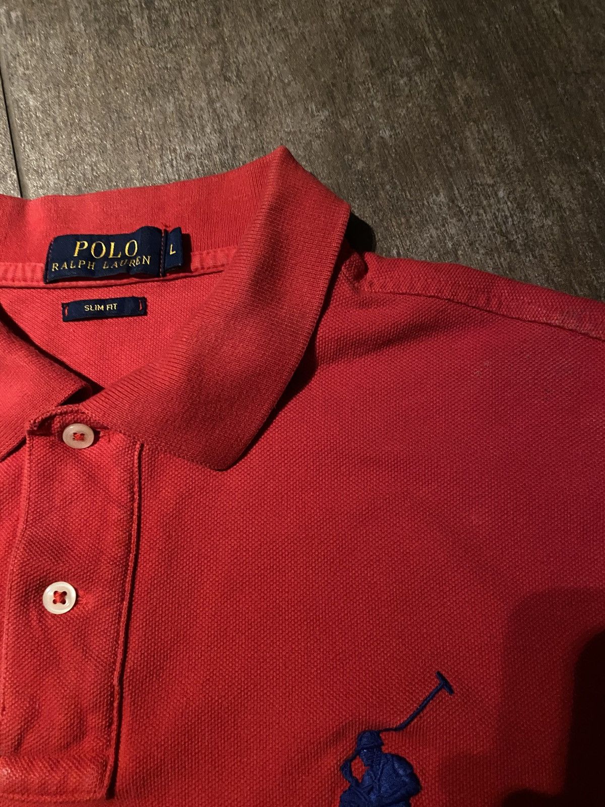 Polo Ralph Lauren Red Polo Ralph Lauren Poloshirt Chief Keef | Size L | 10/-10 Size US L / EU 52-54 / 3 - 5 Thumbnail