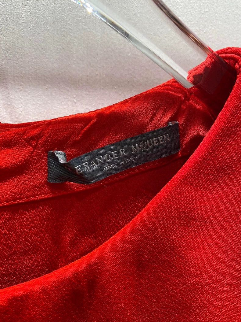Alexander McQueen Alexander Mcqueen Red dress Size M / US 6-8 / IT 42-44 - 3 Thumbnail
