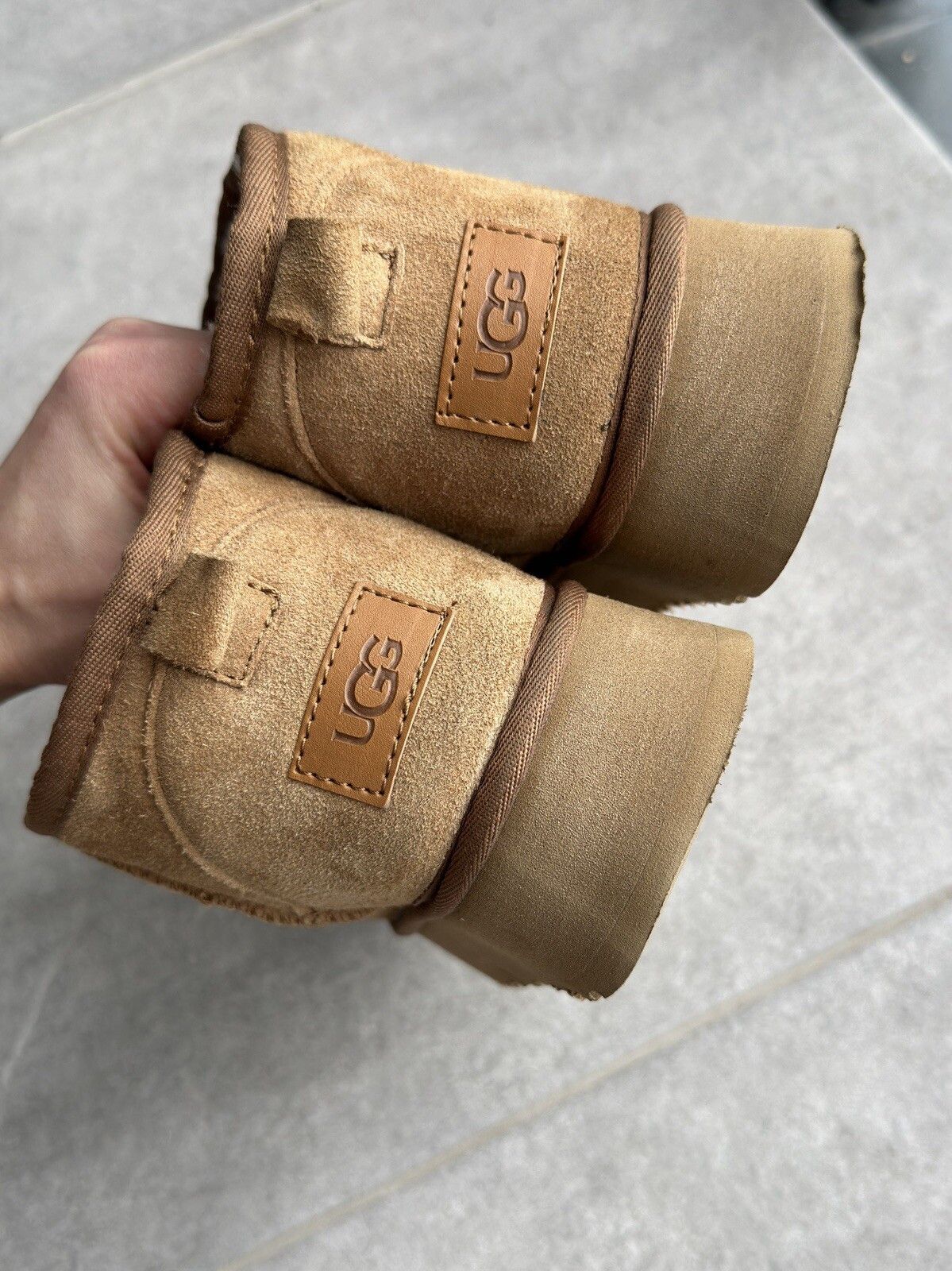 Ugg Ugg Classic Low Platform Winter Suede Sheepskin Shoes Size US 7 / IT 37 - 13 Thumbnail