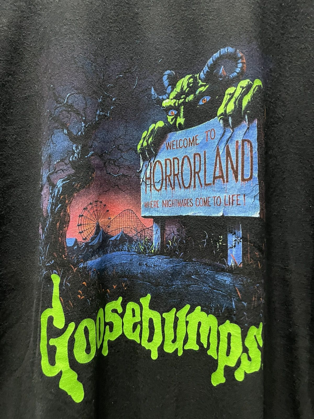 Vintage Goosebumps Welcome to Horror Land Tee Size US XL / EU 56 / 4 - 2 Thumbnail