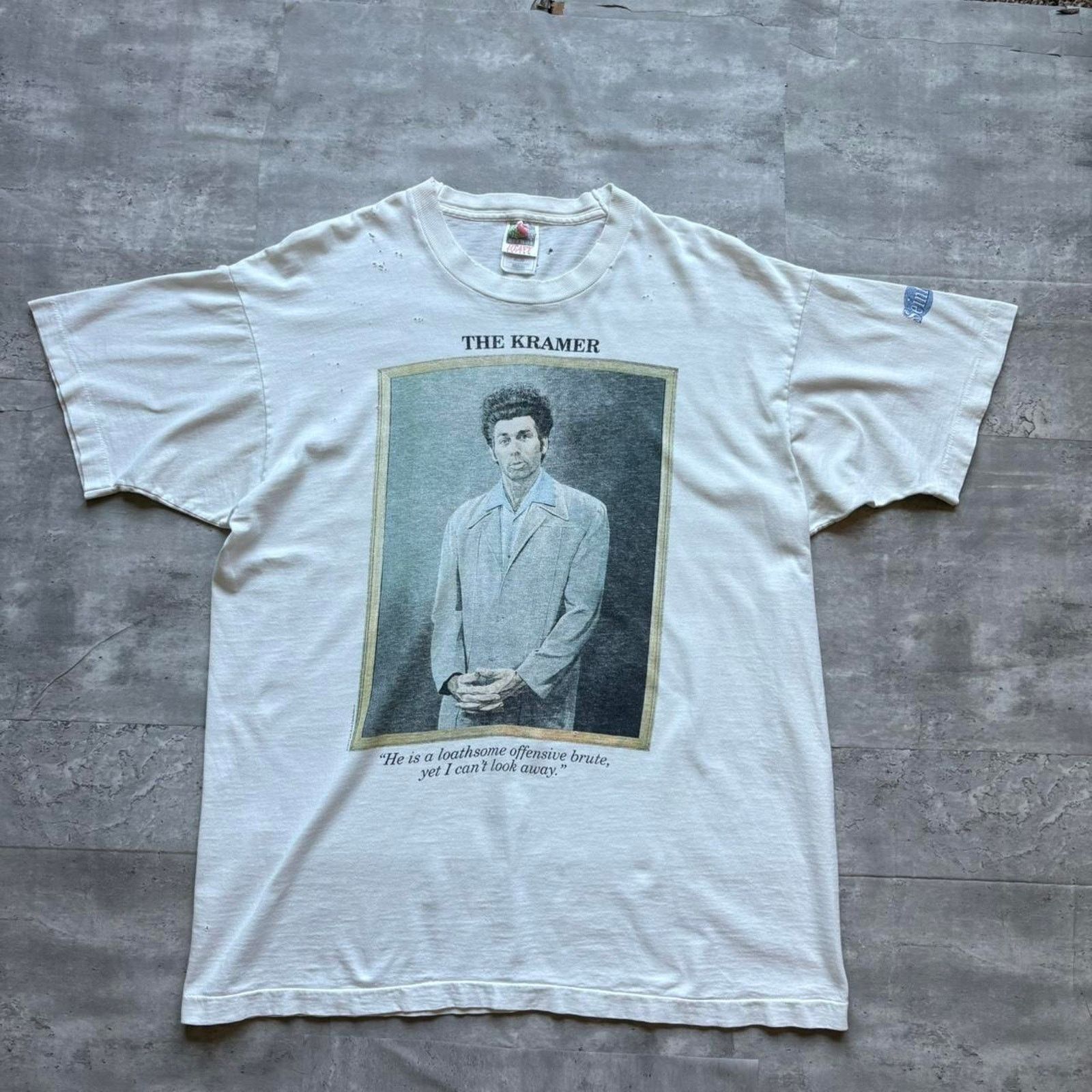 Fruit Of The Loom Vintage 1990s the kramer seinfeld Size US XL / EU 56 / 4 - 1 Thumbnail