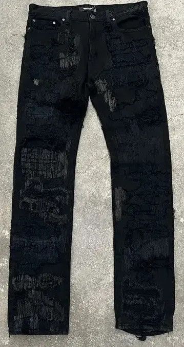 Undercover undercover 03ss scab Scarred jeans | Grailed