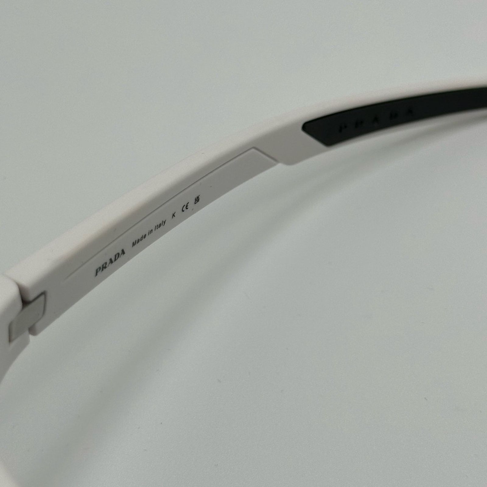Prada NEW PRADA Linea Rossa PR04WS TWK06F White Rubber/Dark Grey Size ONE SIZE - 6 Thumbnail