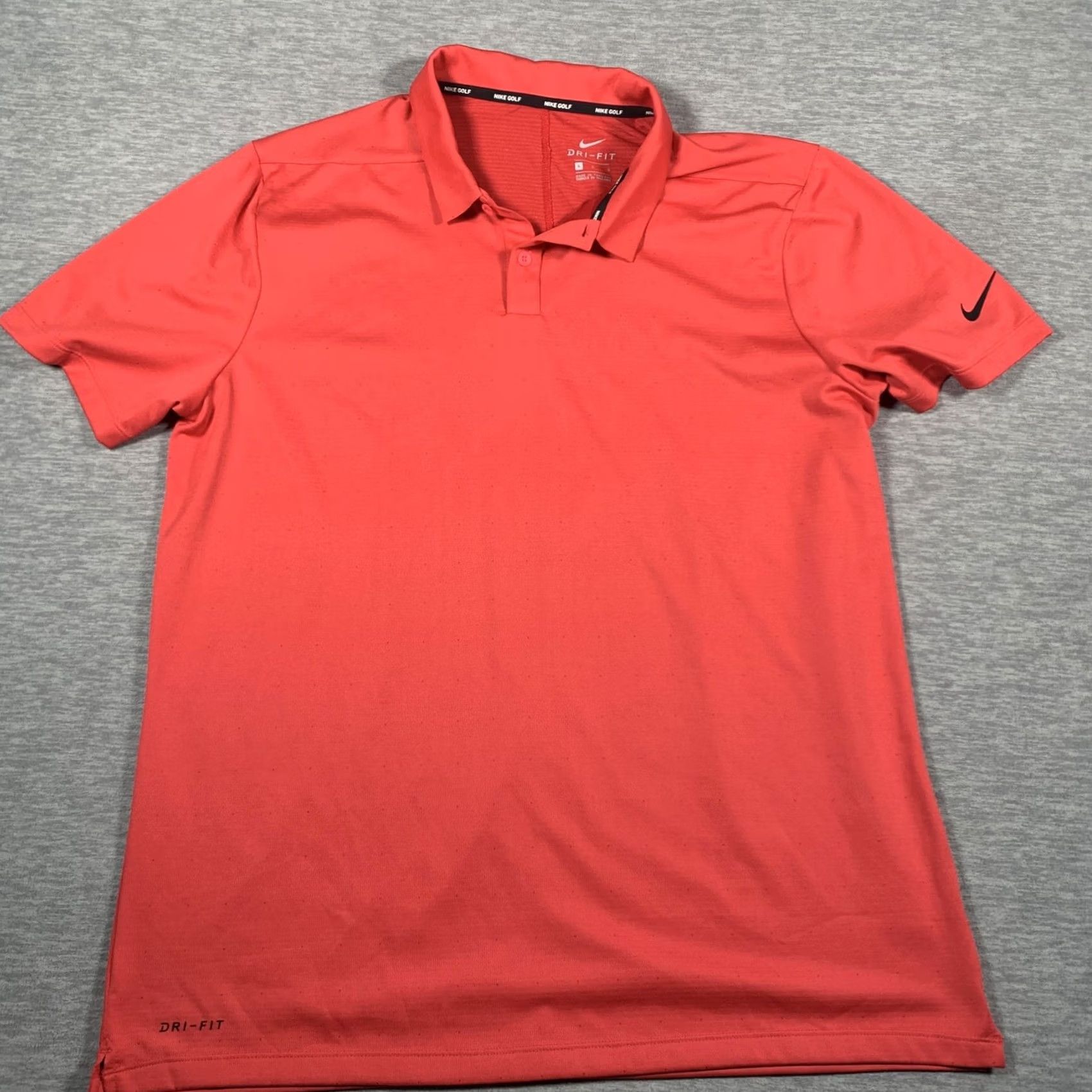 Nike Nike Golf Shirt Mens Large Red Dri-Fit Polo Athletic Performance Lightweight Size US L / EU 52-54 / 3 - 2 Thumbnail
