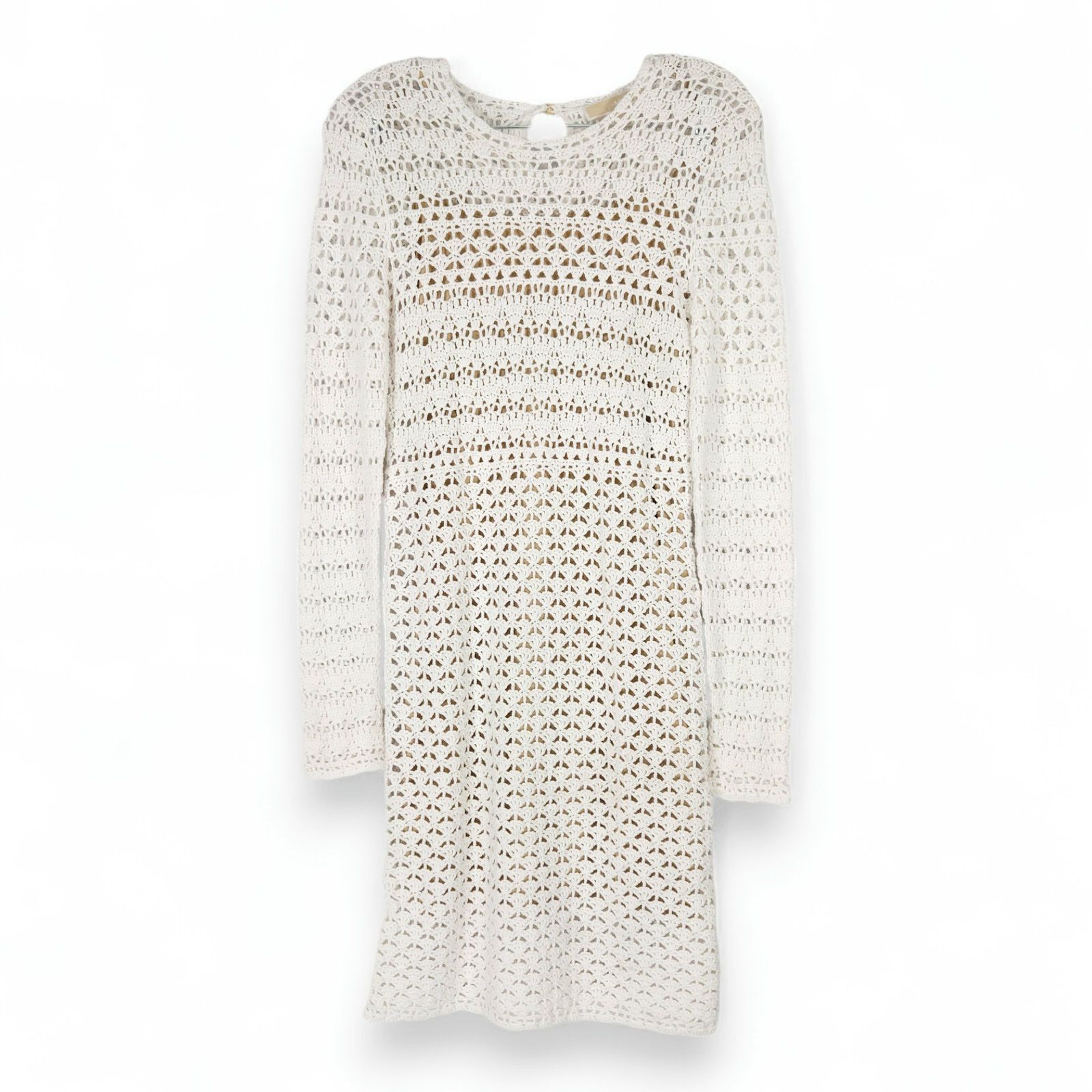 Michael Kors NWOT Michael Kors Crocheted White Bodycon Dress XS Cottage Size XS / US 0-2 / IT 36-38 - 1 Thumbnail