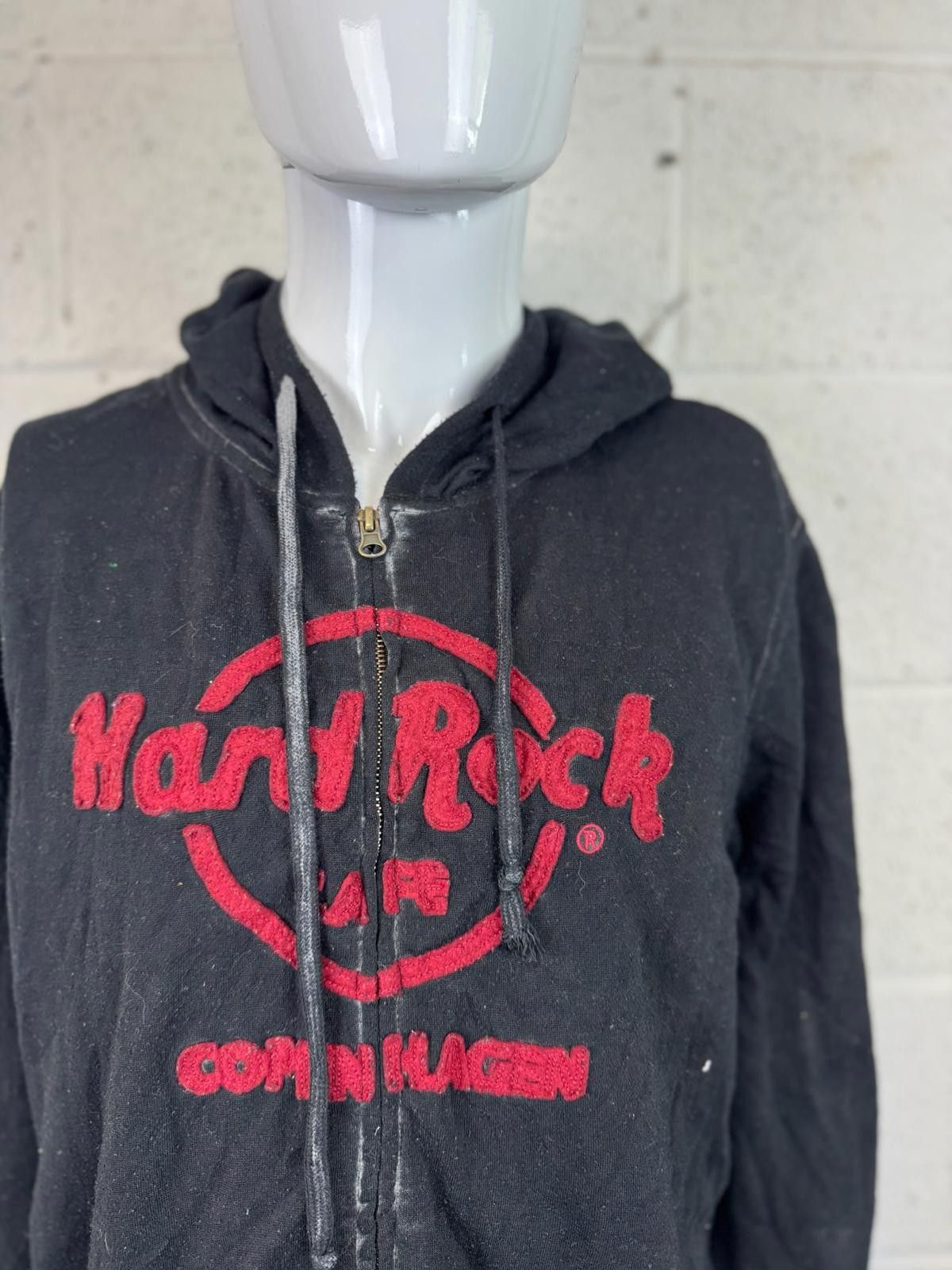 Hard Rock Cafe Hard Rock Cafe Copenhagen Black Zip-Up Hoodie Size M Size US M / EU 48-50 / 2 - 4 Thumbnail