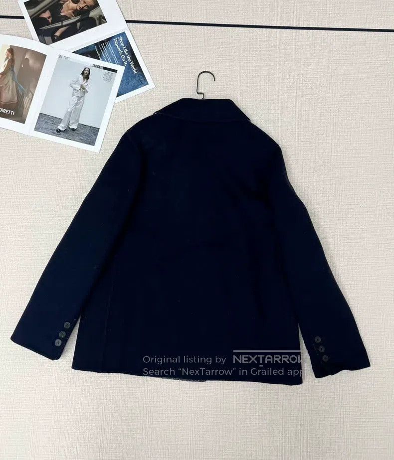 Dior Dior The inside is full of logo double-breasted coat Size S / US 4 / IT 40 - 3 Thumbnail