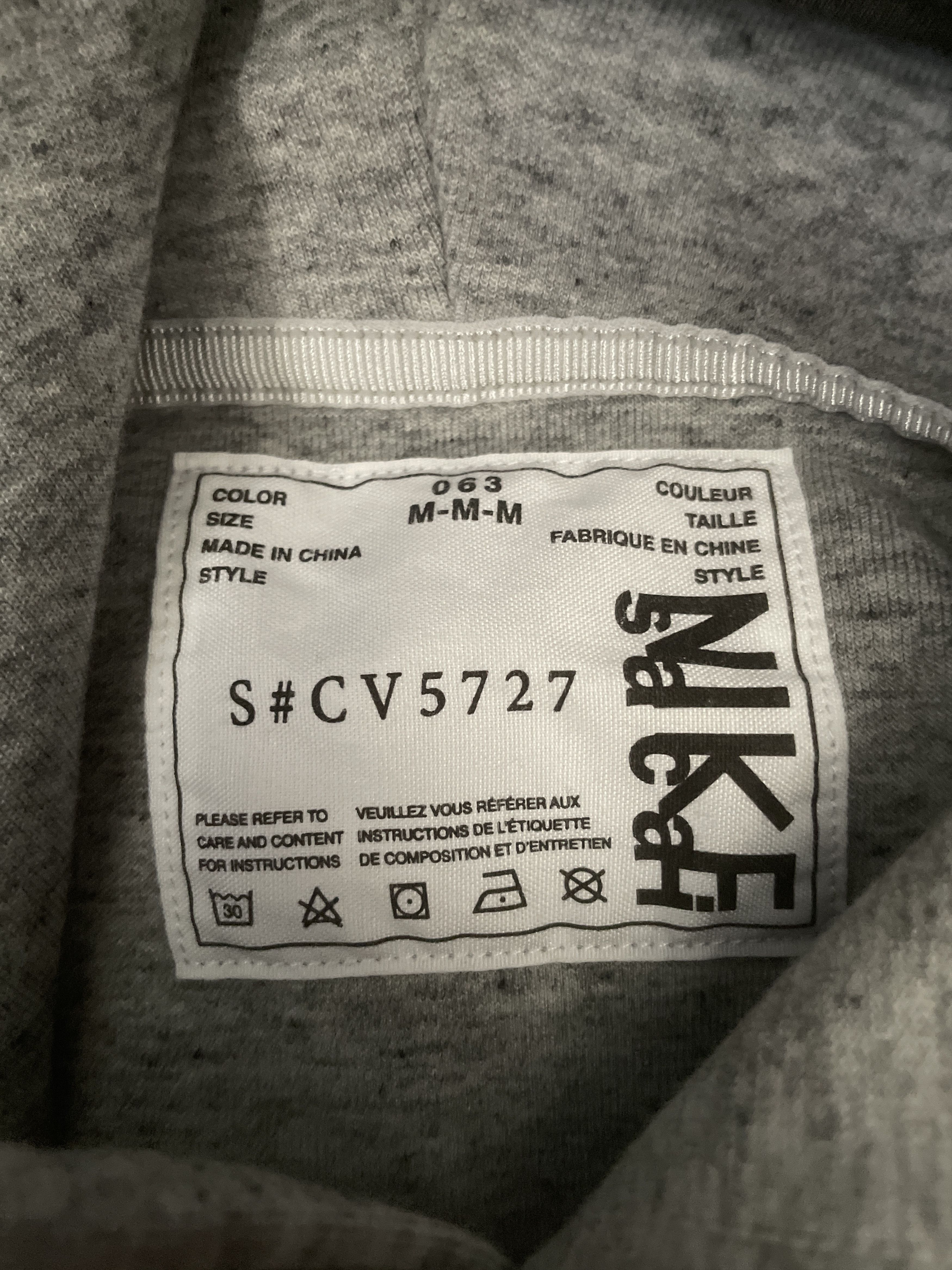Nike × Sacai Sacai x Nike U NRG Hoodie Dark Grey Heather Size US M / EU 48-50 / 2 - 3 Thumbnail