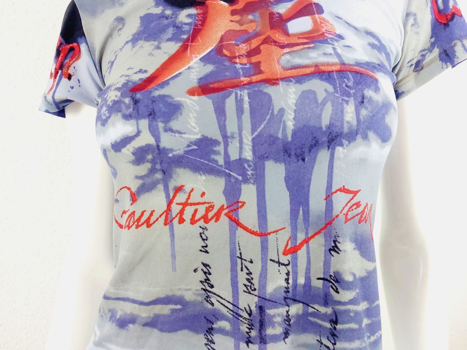 Jean Paul Gaultier Jean Paul Gaultier Tattoo Japanese Letters T-shirt Top Size US XS / EU 42 / 0 - 9 Thumbnail
