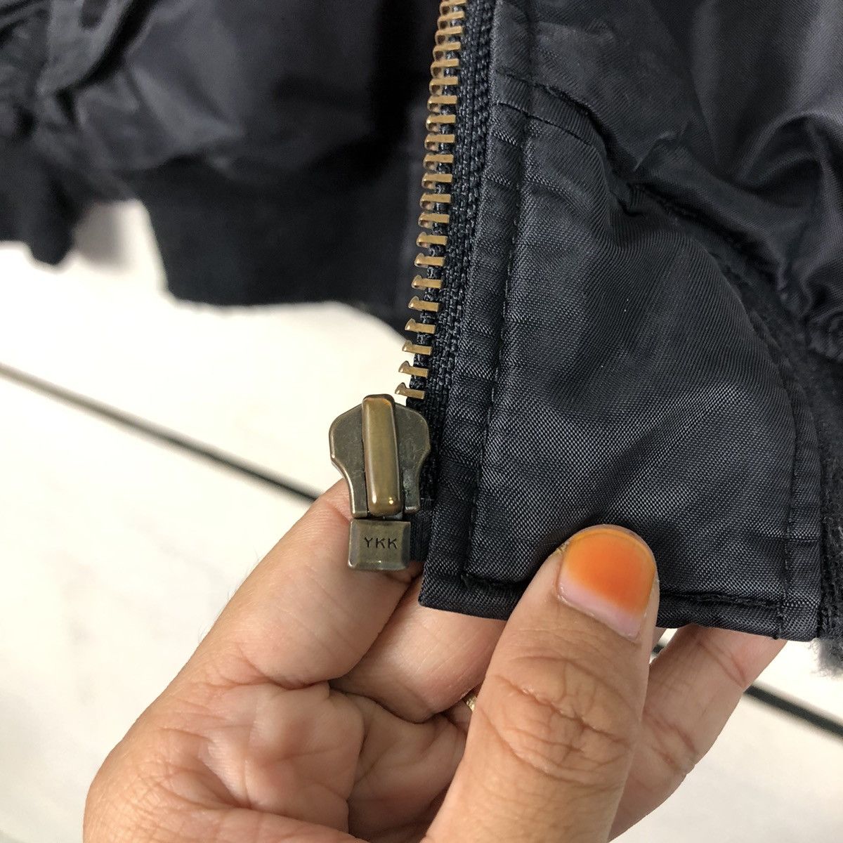 Japanese Brand 📌Vintage Fly Bomber Jacket Military Uniqlo Issey Miyake Size US M / EU 48-50 / 2 - 17 Thumbnail