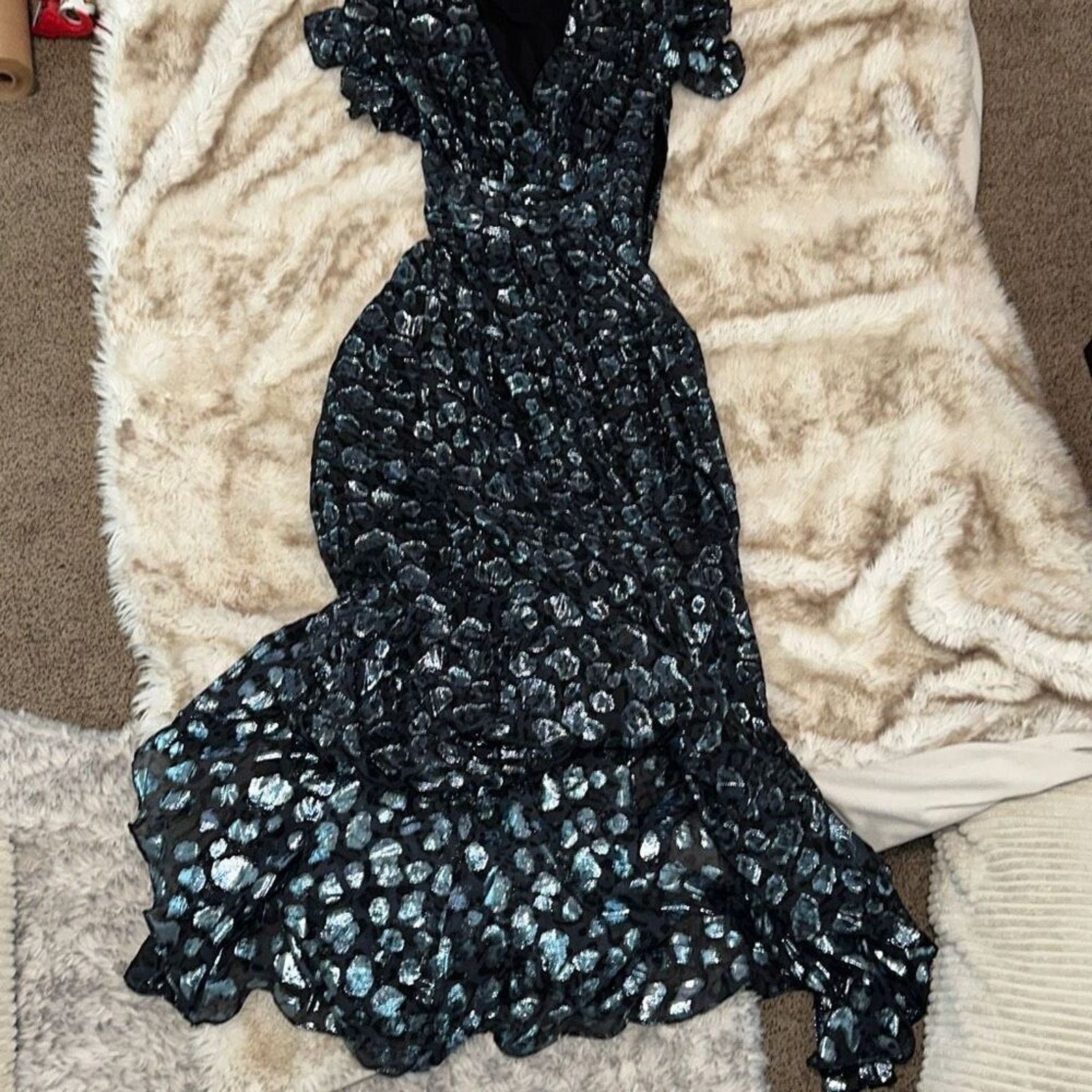 ba&sh Ba&sh Grace Leopard Print Silk Blend Dress | Size XS Size XS / US 0-2 / IT 36-38 - 3 Thumbnail