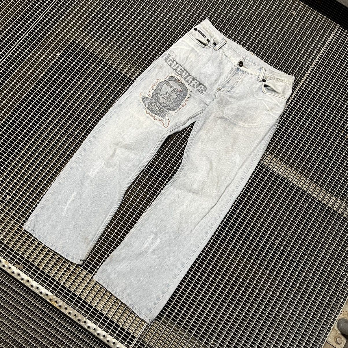 Vintage Vintage Jeans Denim Guevara Logo Streatwear Size US 36 / EU 52 - 1 Thumbnail
