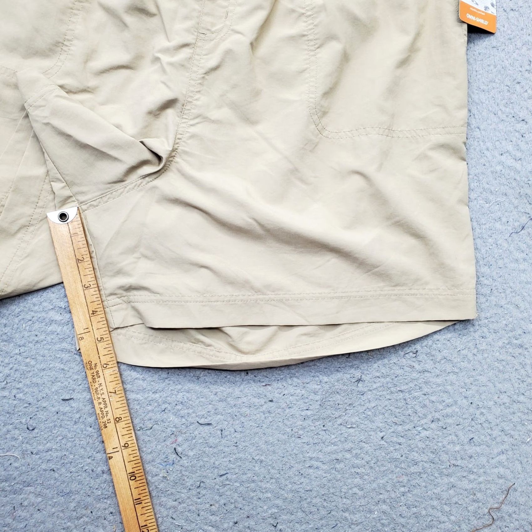 Vintage Columbia Pocketville Trail Shorts Womens XXL Brown Regular Fit Elastic Waist Size 40" / US 18 - 4 Thumbnail