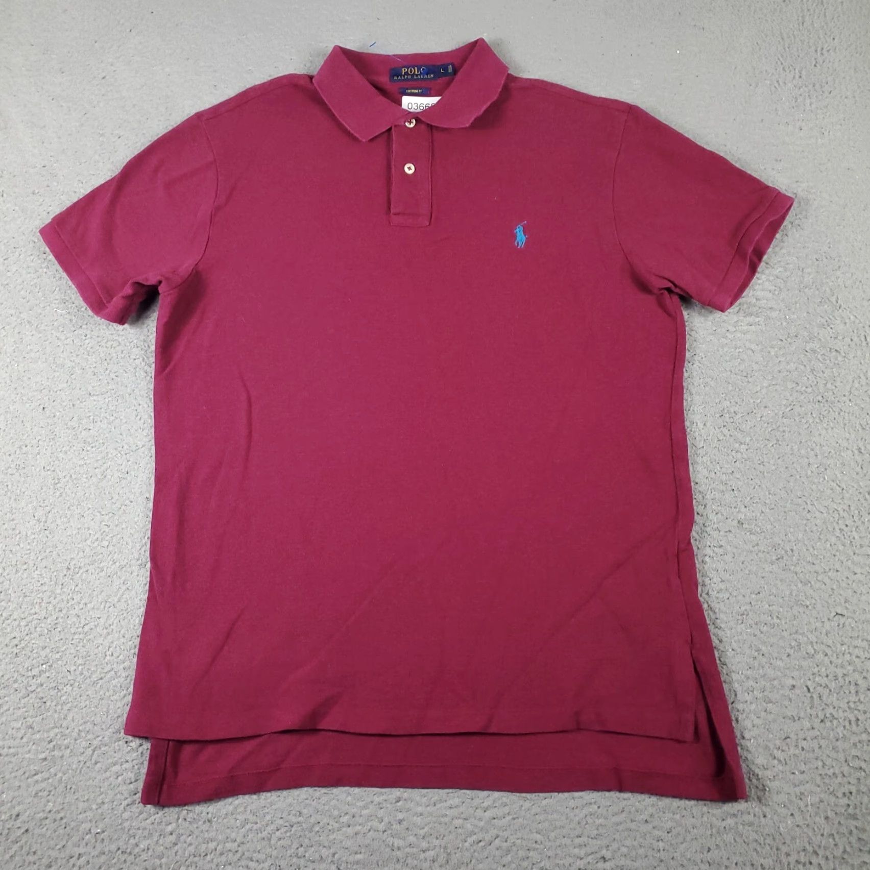 Ralph Lauren VINTAGE Ralph Lauren Polo Shirt Mens Large Magenta Pony Casual Short Sleeve Size US L / EU 52-54 / 3 - 3 Thumbnail