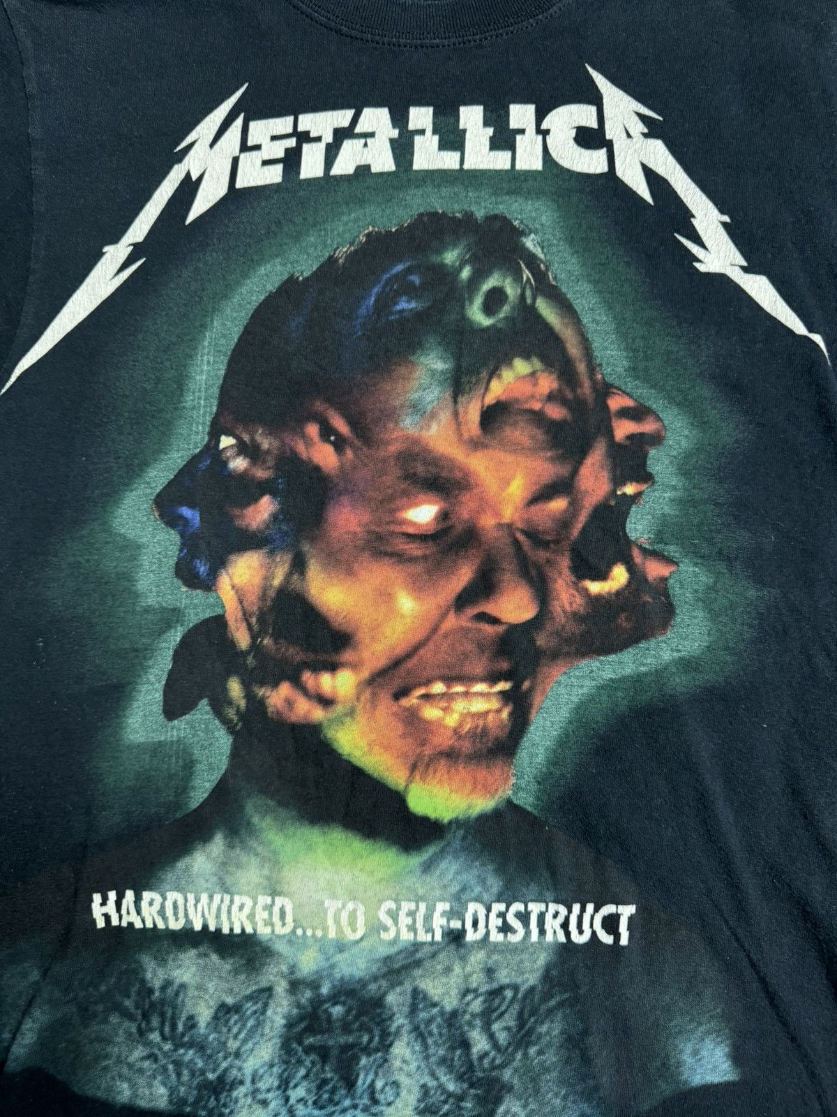 Metallica × Vintage VERY RARE METALLICA HARDWIRED TO SELF DESTRUCT WORL TOUR 90s Size US S / EU 44-46 / 1 - 4 Thumbnail