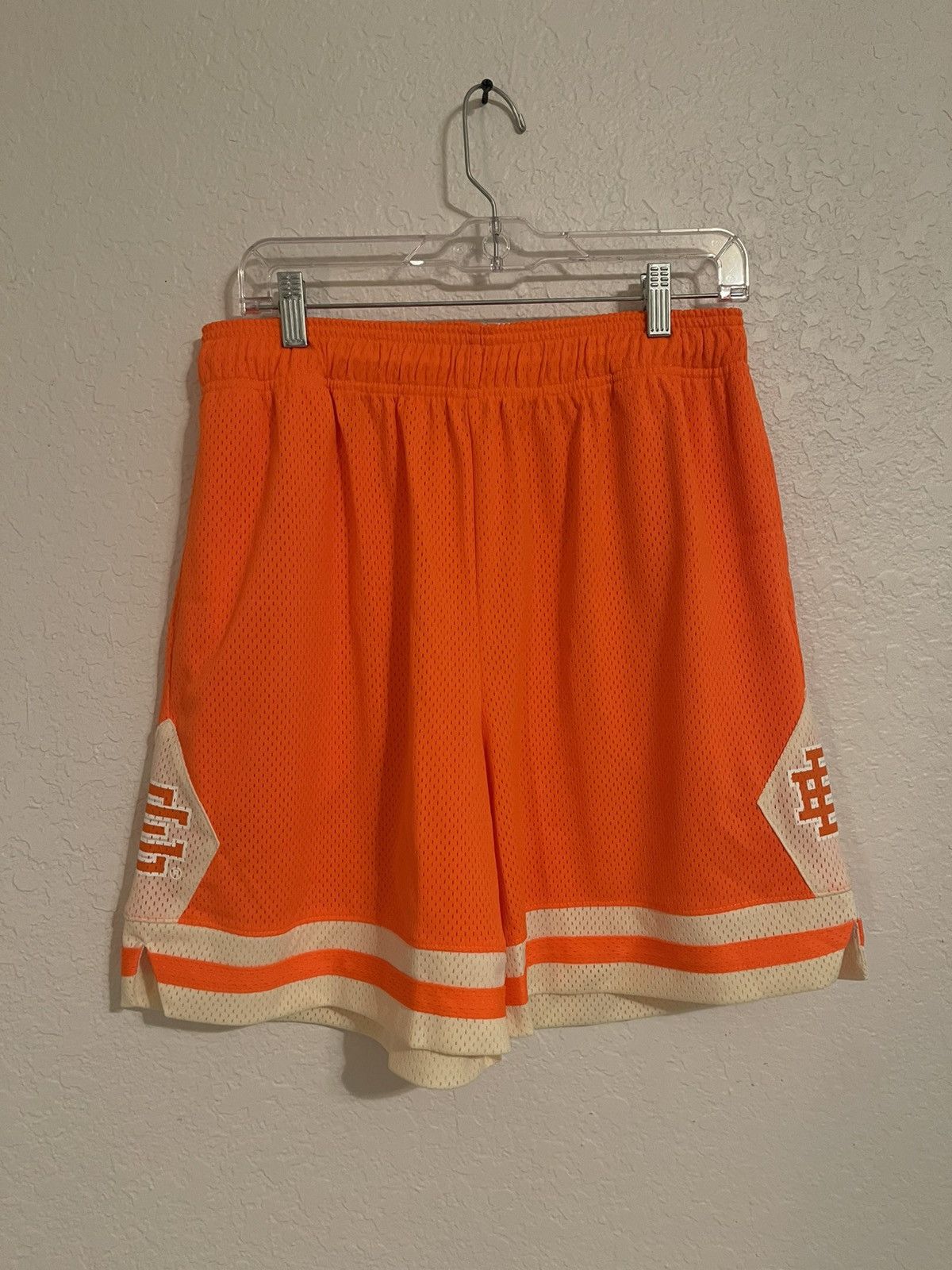 Eric Emanuel EE Basic V2 Orange Mesh Shorts XL