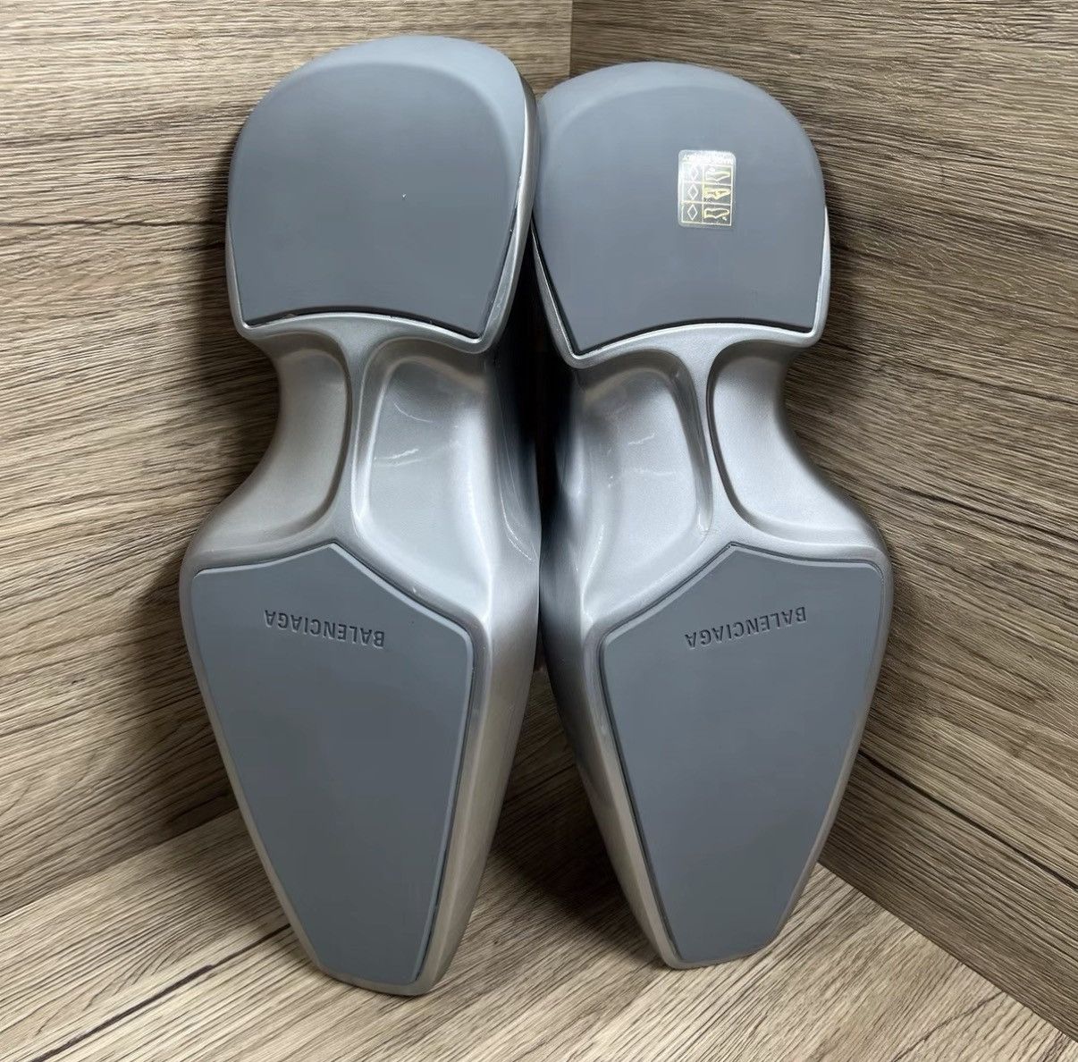 Balenciaga Balenciaga Space Silver Derby Shoes J41 Size US 9 / EU 42 - 6 Thumbnail