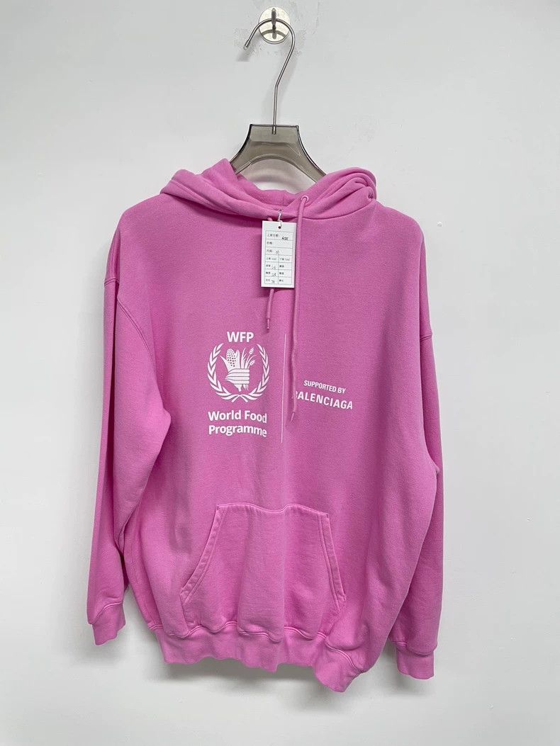 Balenciaga Balenciaga WFP Wheat Ear Printed Hood Pink Size US M / EU 48-50 / 2 - 1 Thumbnail
